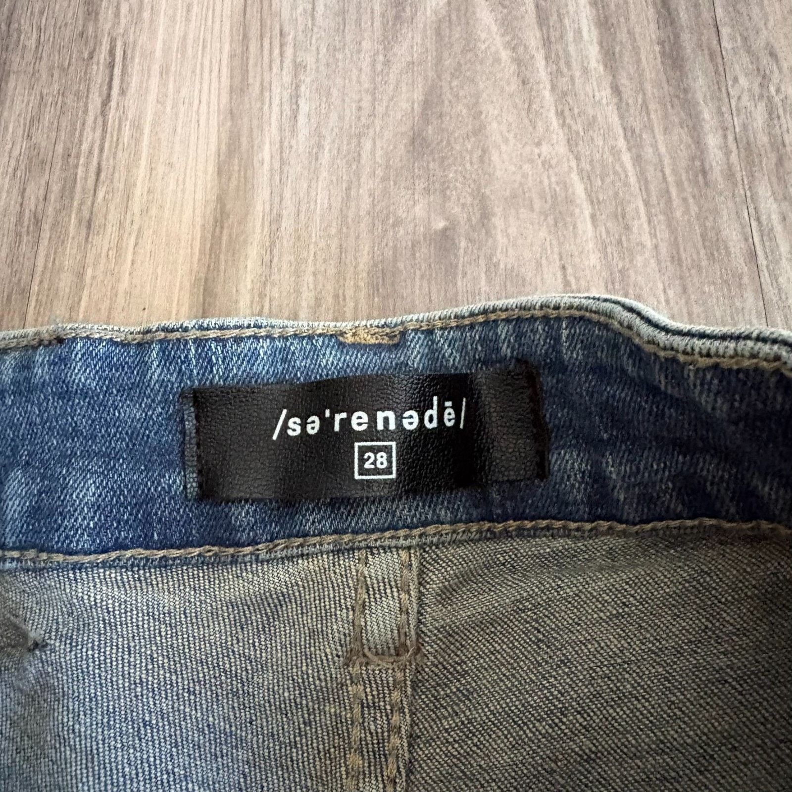 SERENEDE Serenede Jeans Men's 28x32 Skinny Leg Blue Denim Stretch Size US 28 / EU 44 - 3 Thumbnail