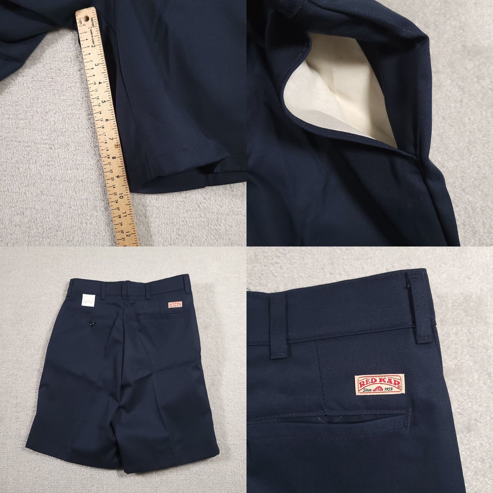 Red Kap VINTAGE Red Kap Work Shorts Mens 30x10 Navy Blue Pockets Industrial Uniform Mens Size US 30 / EU 46 - 10 Thumbnail