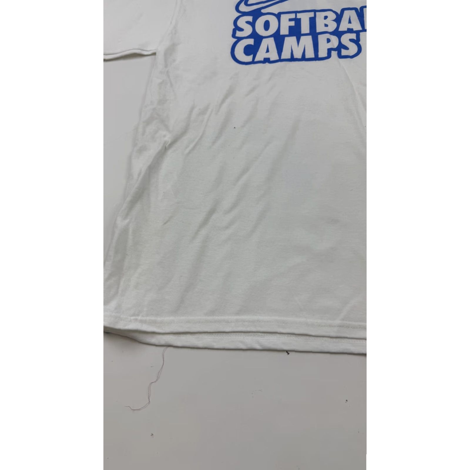 Nike Nike Softball Camps Shirt Adult Medium White Just Do It Graphic Tee Size US M / EU 48-50 / 2 - 2 Thumbnail