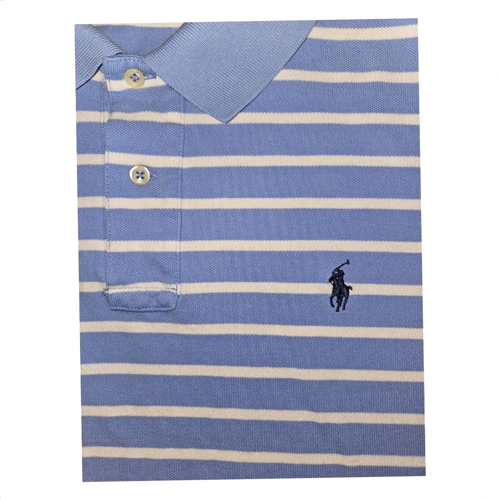 Polo Ralph Lauren VINTAGE Polo Ralph Lauren Polo Shirt Short Sleeve Men's XL Blue Striped Polo Shirt Polo Ralph Lauren Polo Shirt Short Sleeve Blue Striped XL Men Size US XL / EU 56 / 4 - 5 Thumbnail