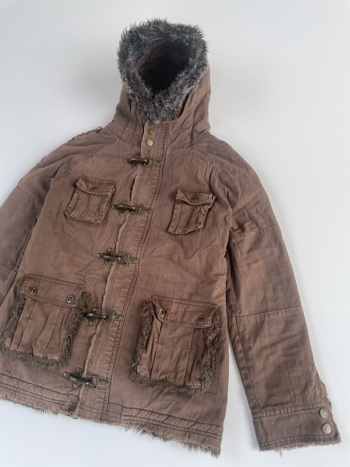 In The Attic In The Attic Hooked Fur Lined Utility Jacket Size US L / EU 52-54 / 3 - 4 Thumbnail