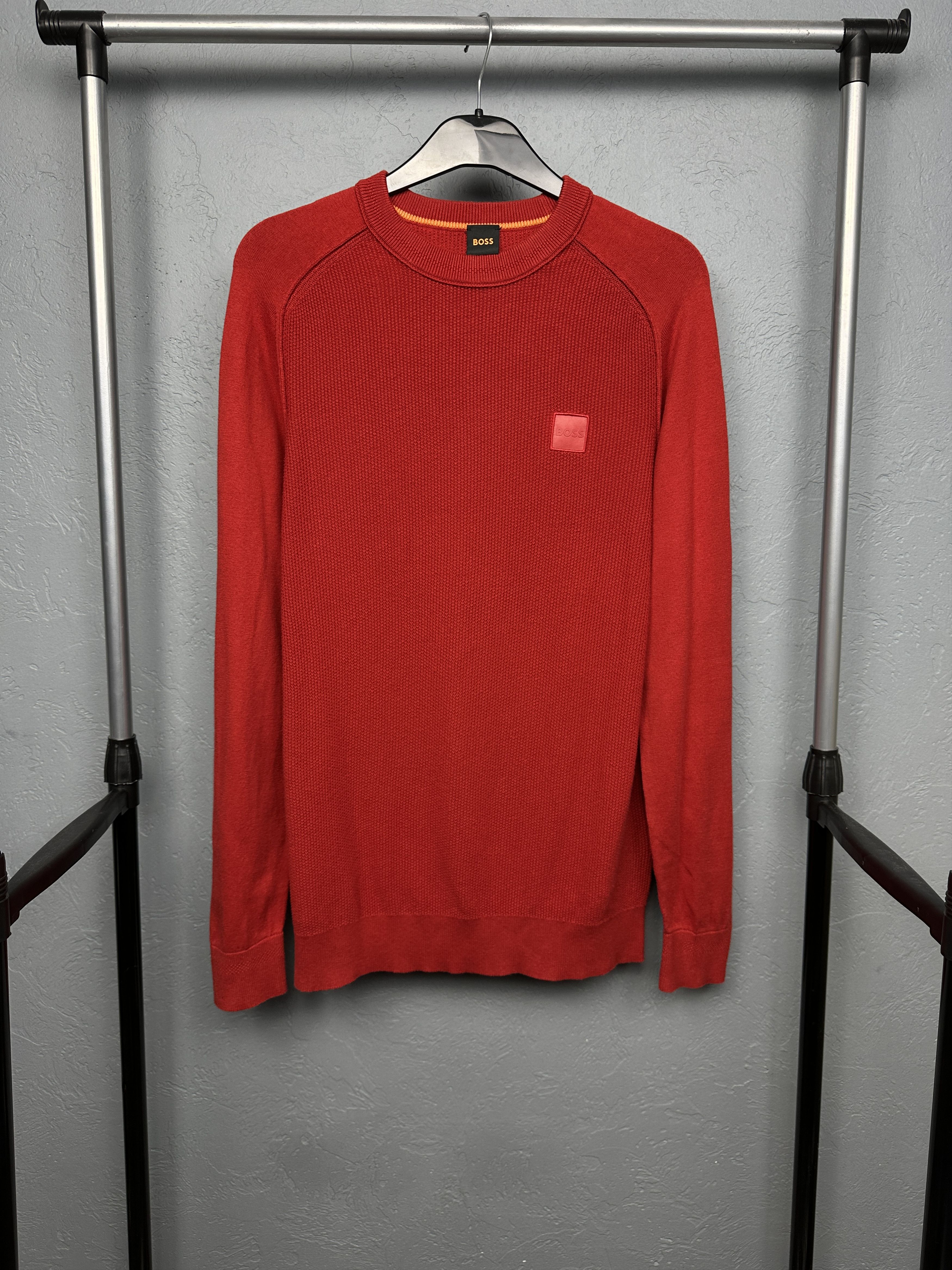 Hugo Boss Hugo Boss Mens Crew Neck Knit Sweater Size US L / EU 52-54 / 3 - 1 Thumbnail