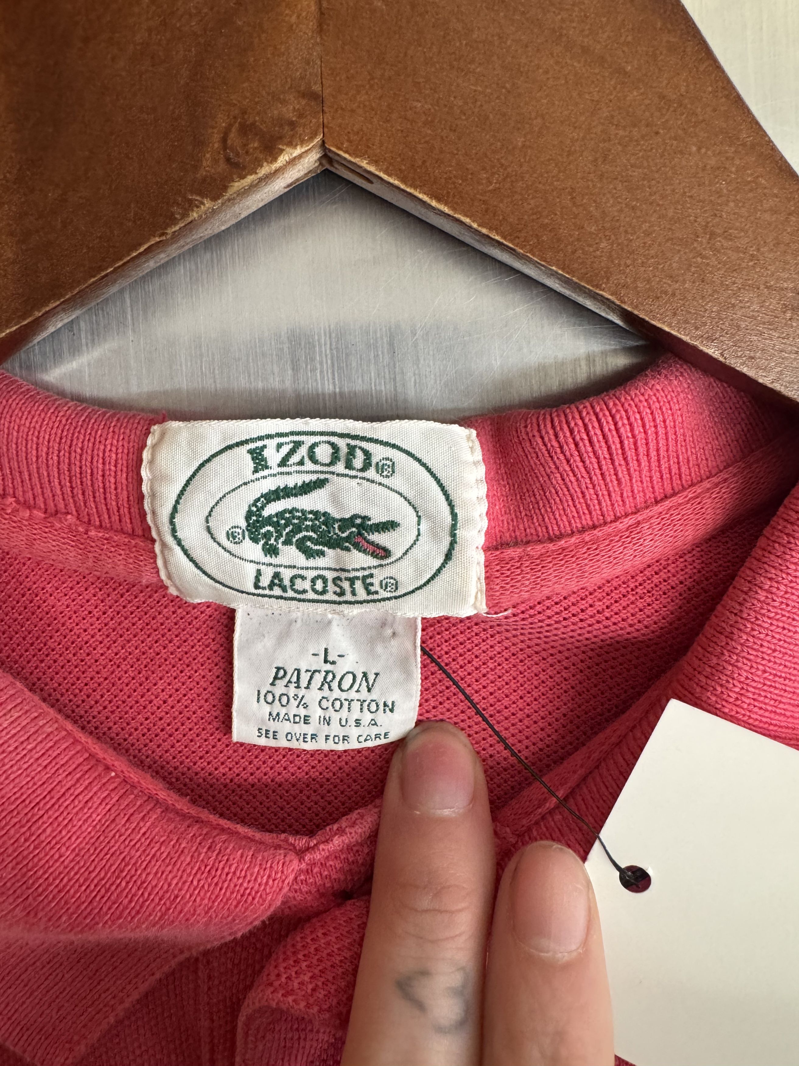 Lacoste Vintage Lacoste Polo Size US L / EU 52-54 / 3 - 2 Thumbnail
