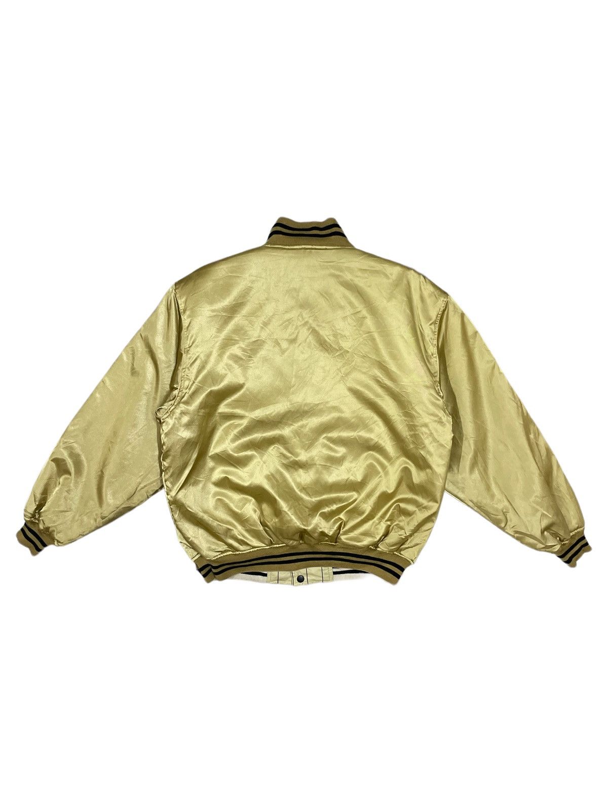 Ring Jacket Vintage Gold Malts Beer Embroidery Reversible Bomber Jacket Size US M / EU 48-50 / 2 - 8 Thumbnail