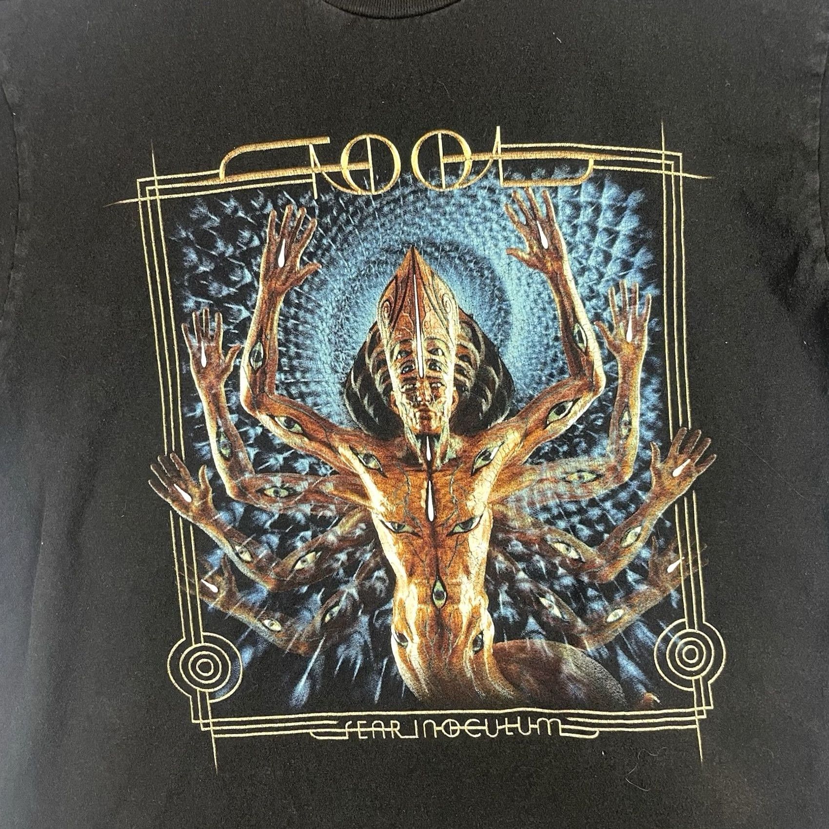 Vintage Tool Band Shirt Mens Small Black Fear Inoculum Los Angeles Concert 2019 Tour Tee Size US S / EU 44-46 / 1 - 5 Thumbnail