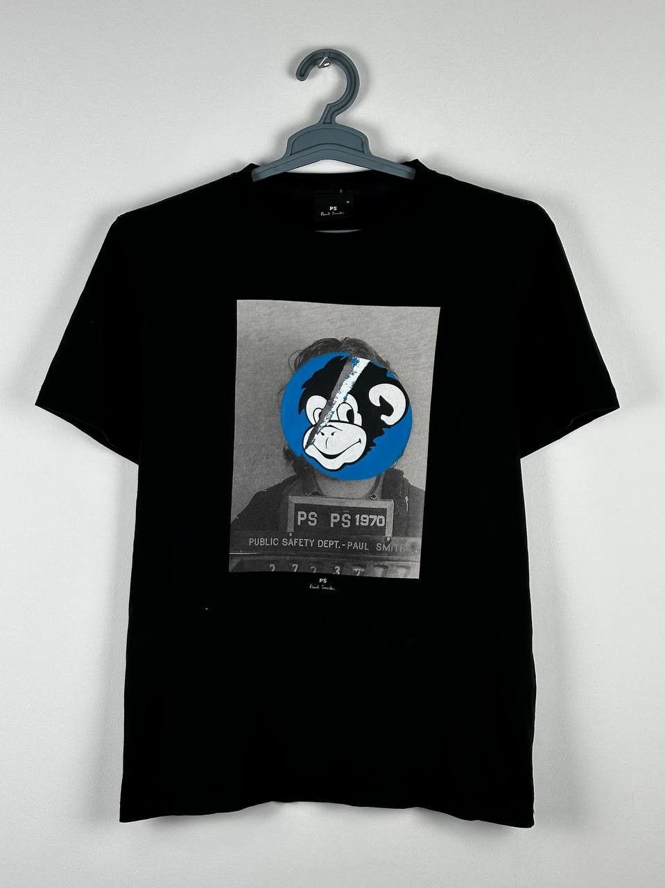 Designer × Paul Smith Paul Smith Graphic Print Monkey Black T Shirt Size US M / EU 48-50 / 2 - 1 Thumbnail