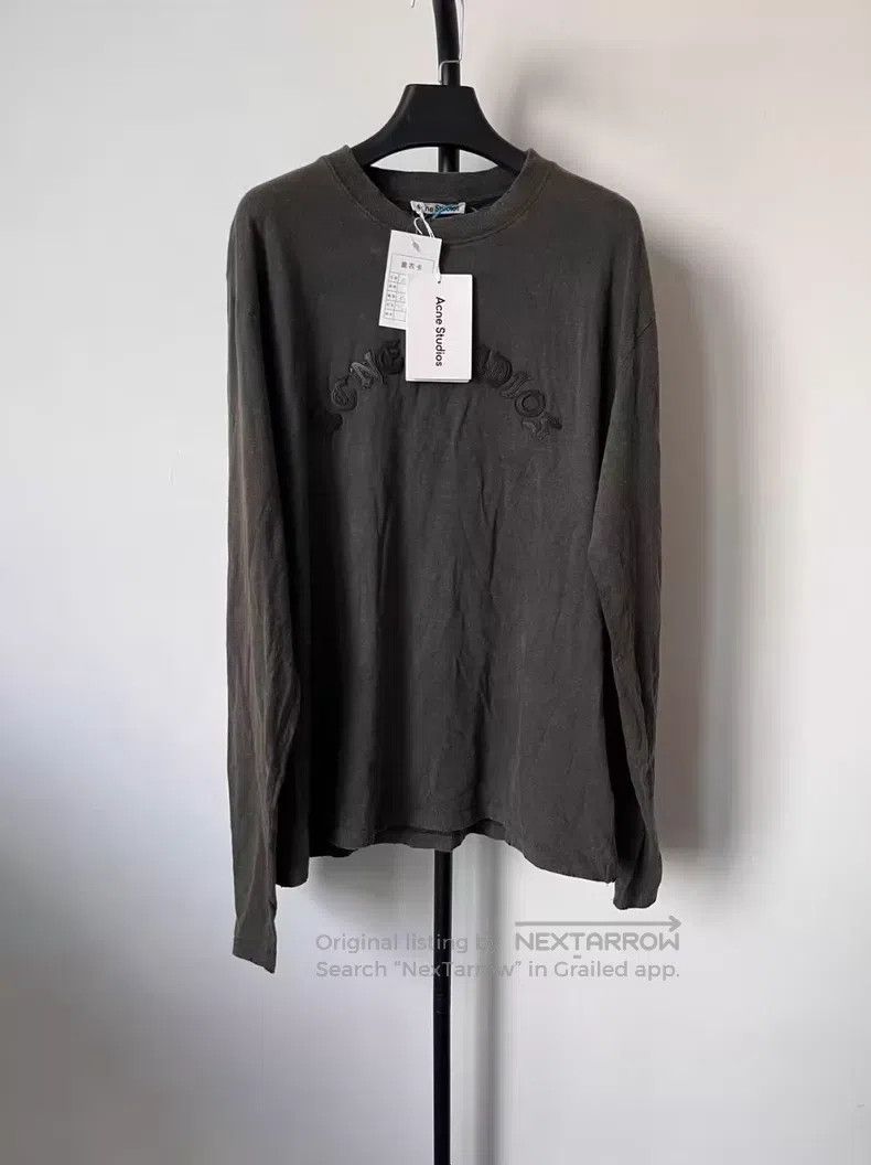 Acne Studios Acne Studios Leather appliqué letter logo water-washed loo Size US M / EU 48-50 / 2 - 1 Thumbnail