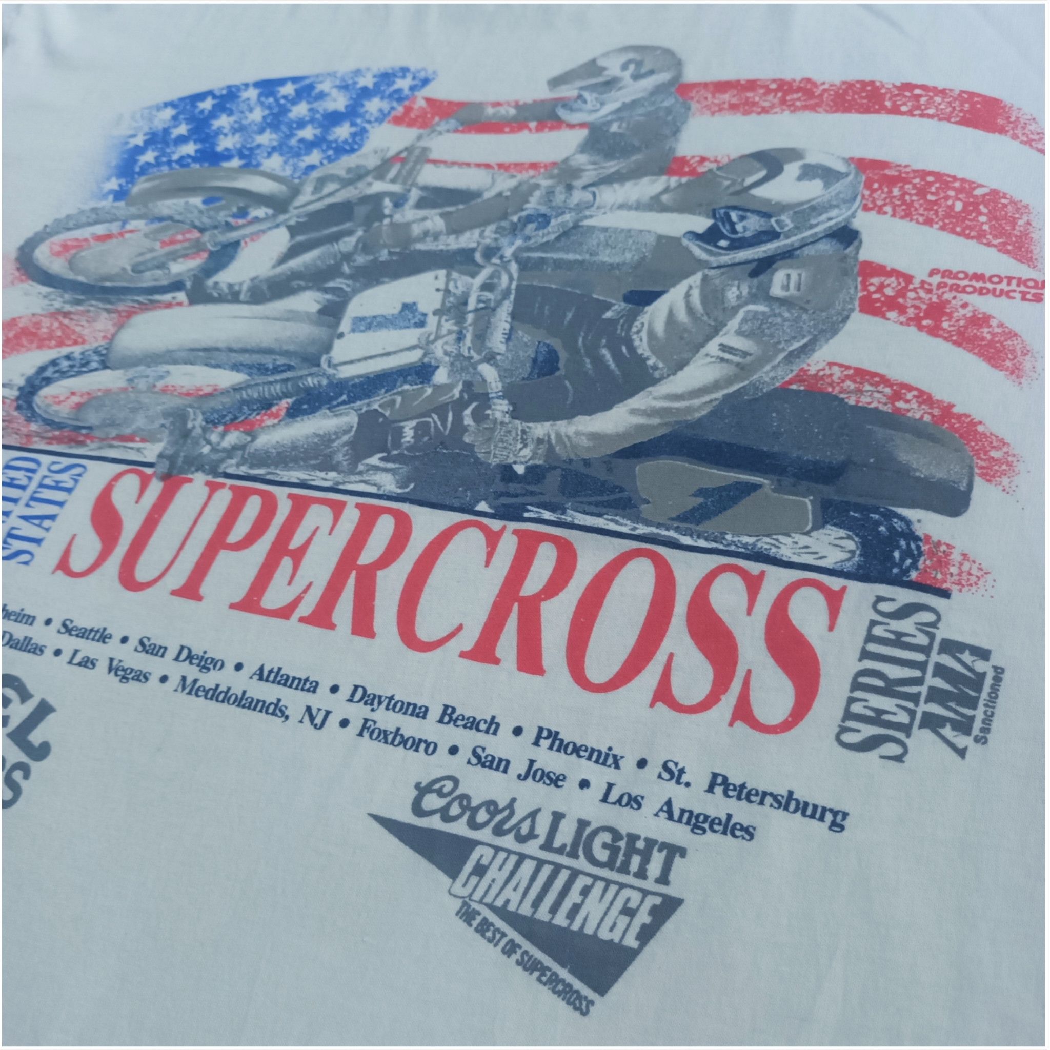 Camel Vintage t shirt vintage90s CAMEL Supercross 1991 Size "XL" Size US XL / EU 56 / 4 - 6 Thumbnail