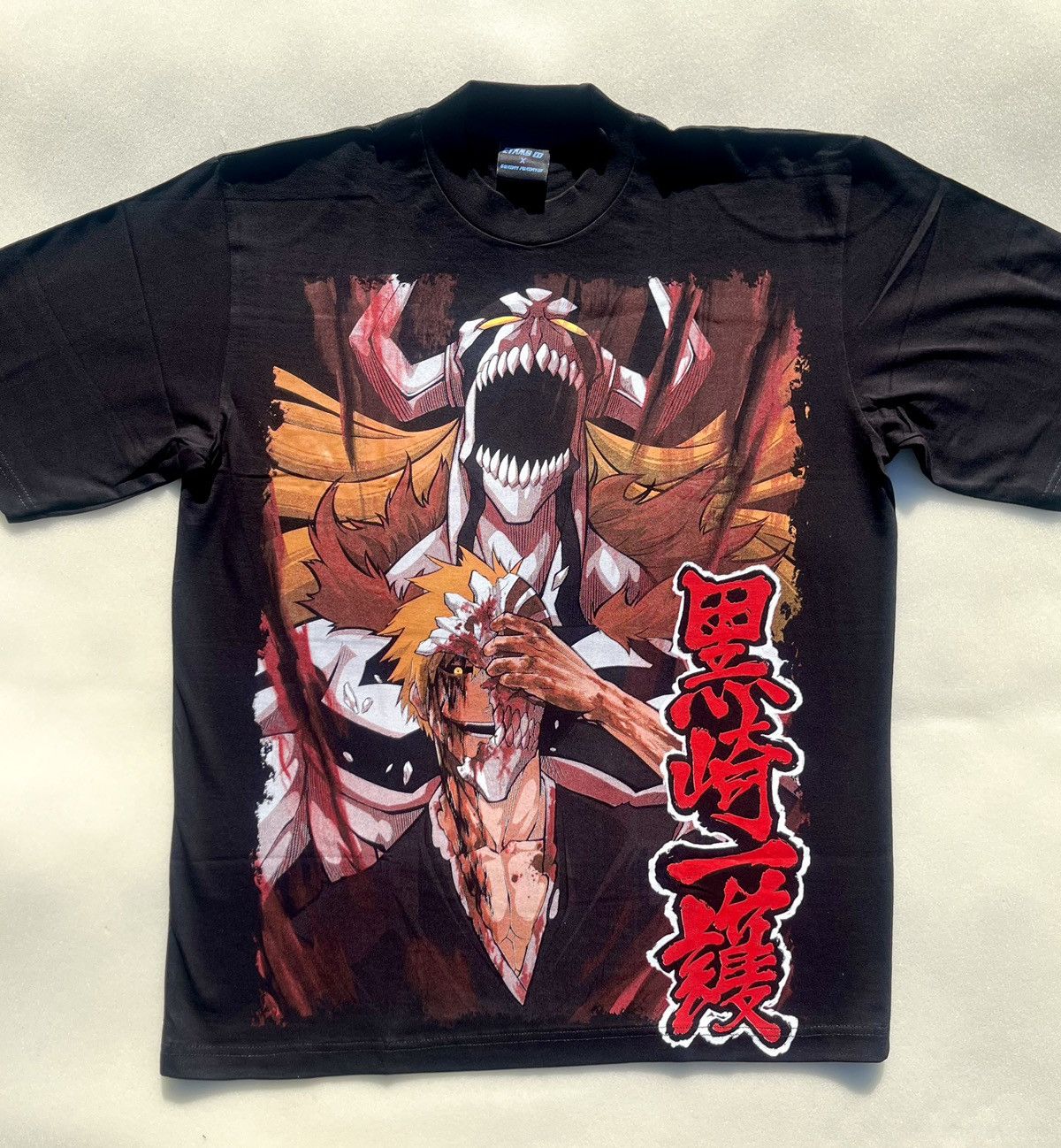 Anime × Handmade Bleach Ichigo vs. Ulquiorra heavy cotton tee Size US L / EU 52-54 / 3 - 1 Thumbnail