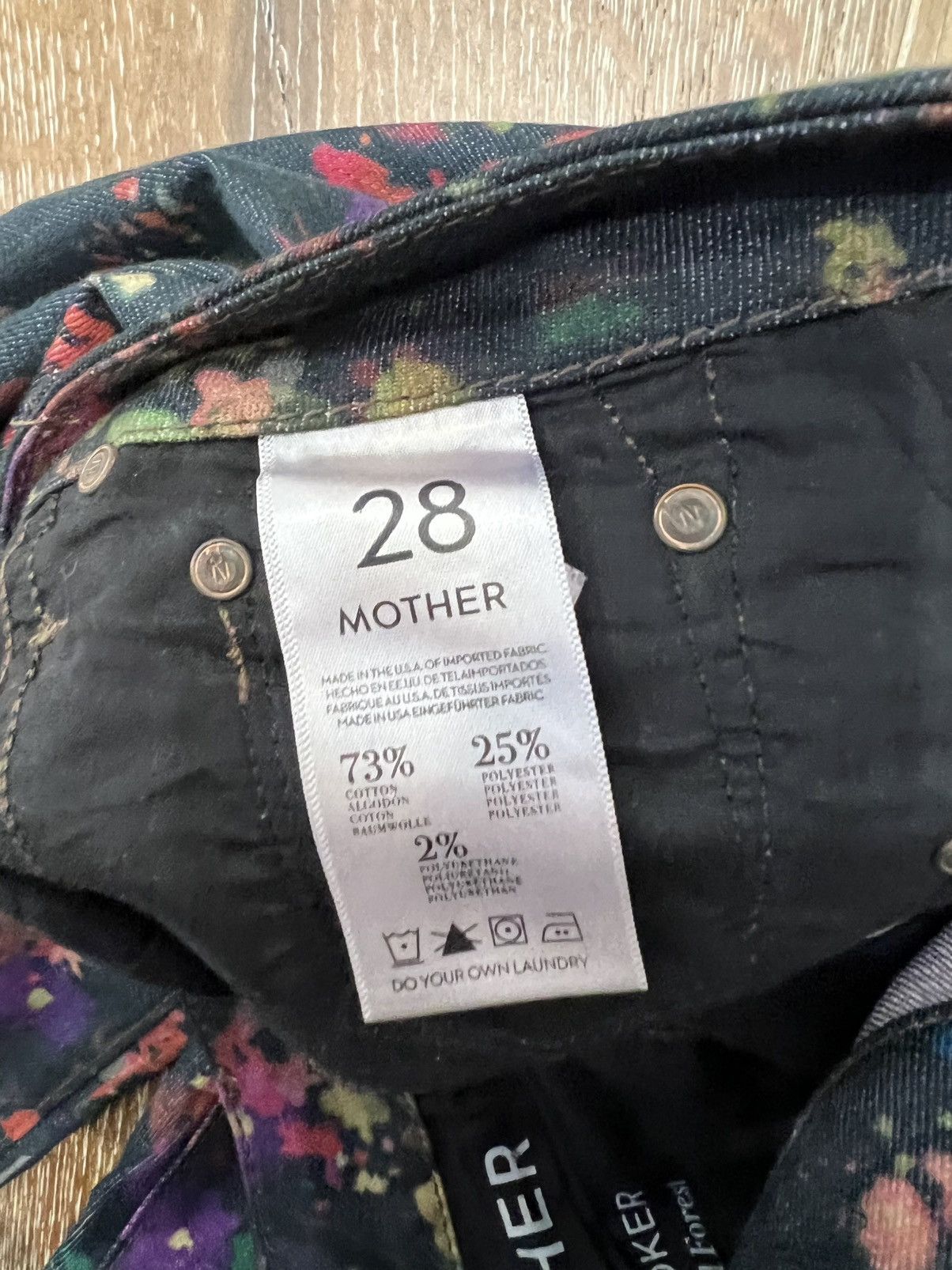 MOTHER Mother Denim The Looker Magical Forest Jeans Size 28" / US 6 / IT 42 - 4 Thumbnail