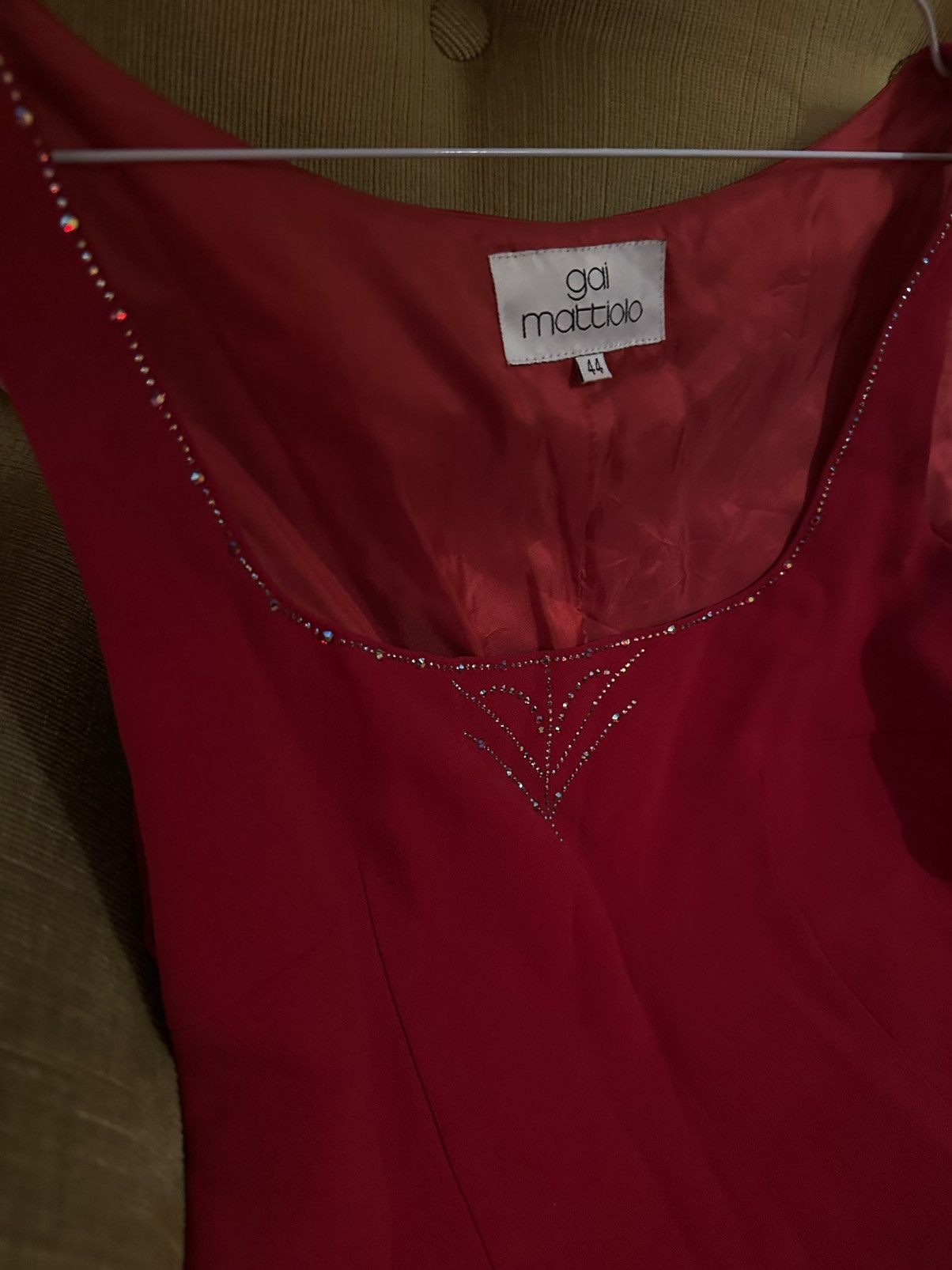 Vintage Elegant Red Top Size M / US 6-8 / IT 42-44 - 2 Thumbnail