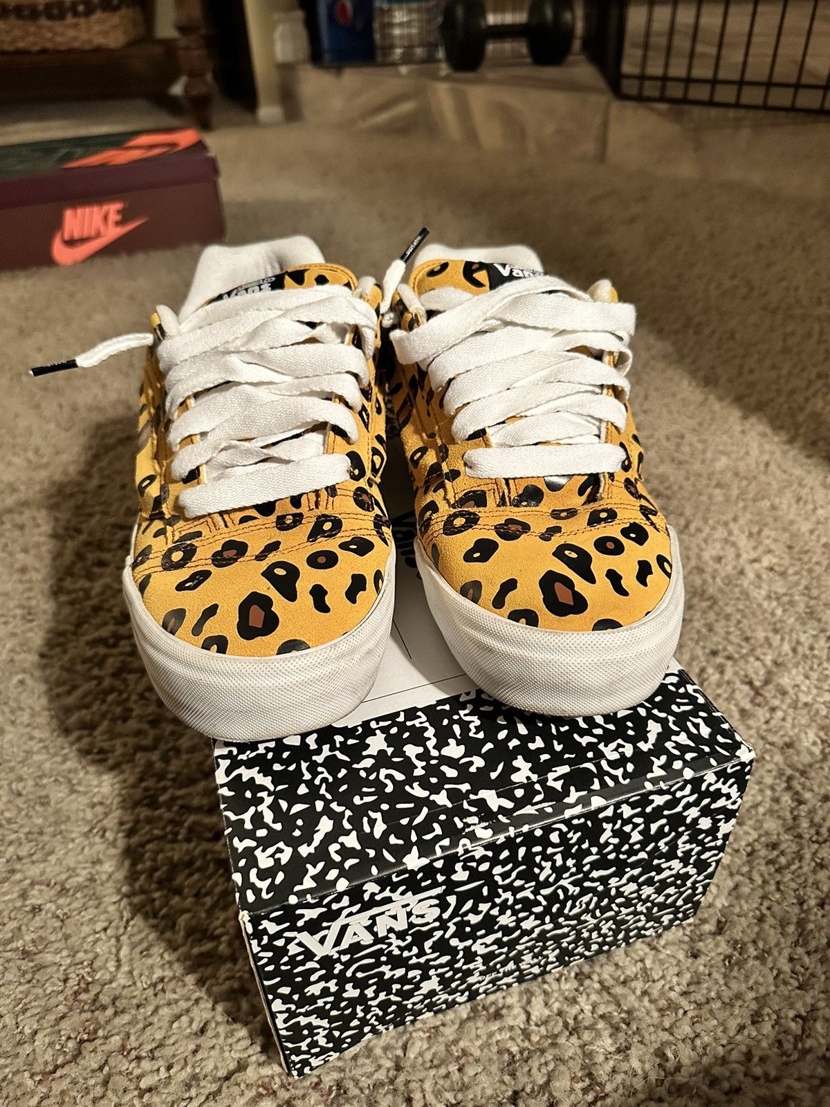 image of Imran Potato Vans Vault Knu-Skool Vr3 Shoes in Leopard, Men's (Size 11)