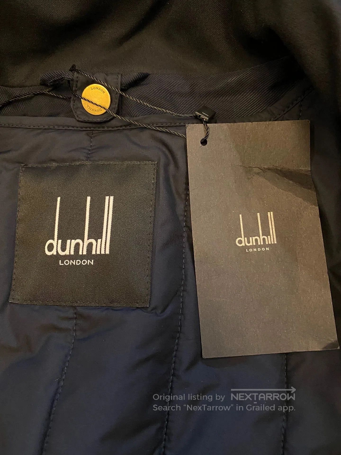 Alfred Dunhill Black Utility Jacket with Multiple Pockets . Size US M / EU 48-50 / 2 - 6 Thumbnail