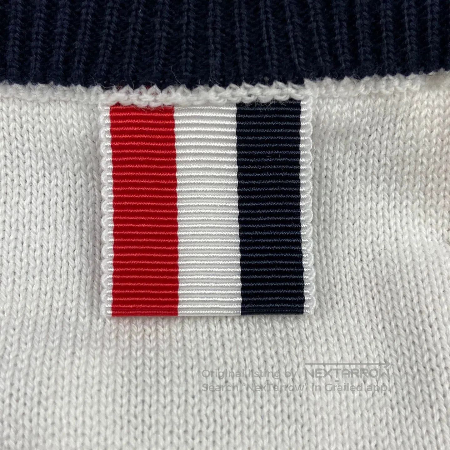 Thom Browne thom browne white ocean world knit short sleeve. Size US S / EU 44-46 / 1 - 4 Thumbnail