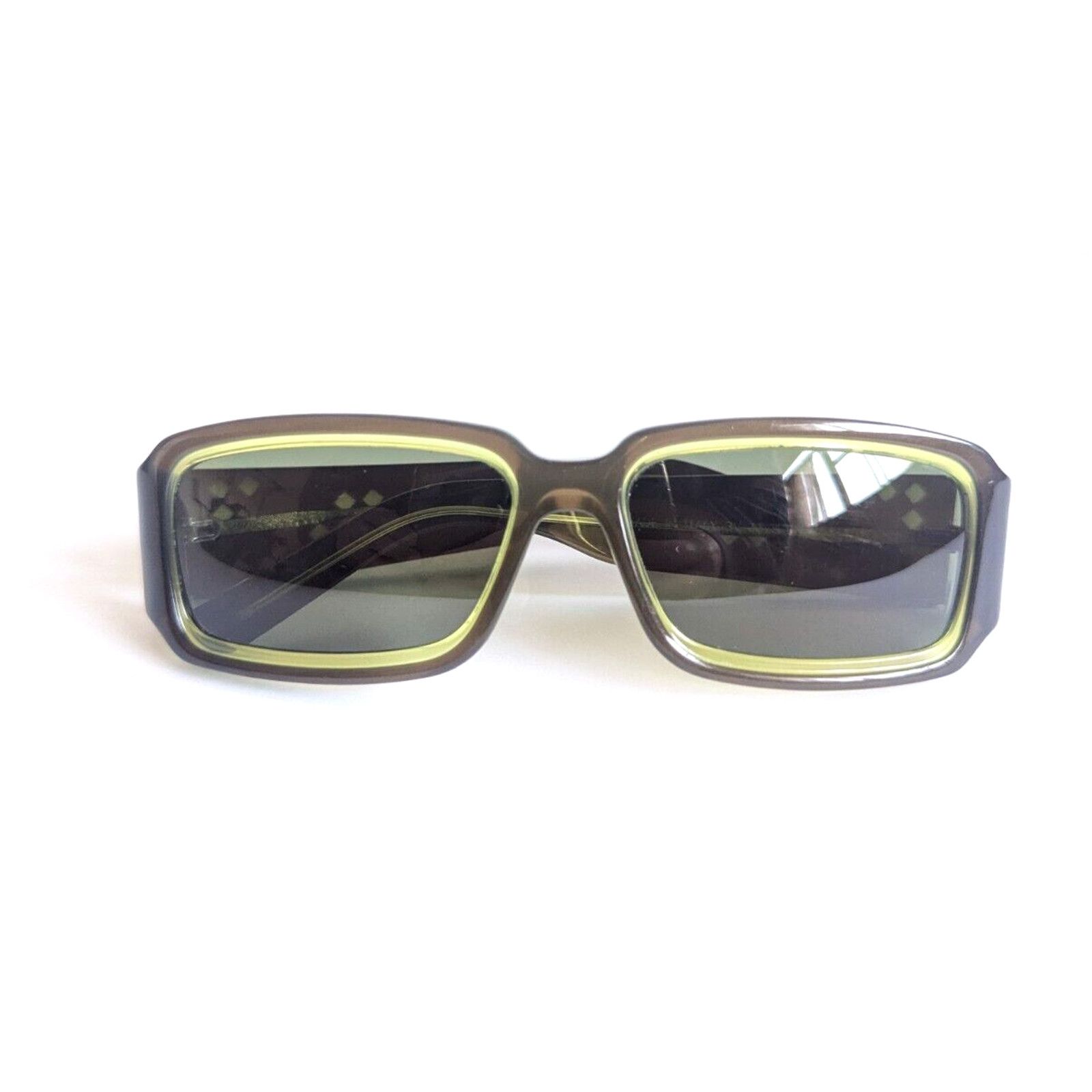 Bottega Veneta Bottega Veneta Rectangular Sunglasses Brown Moss Green $520 Size ONE SIZE - 5 Thumbnail