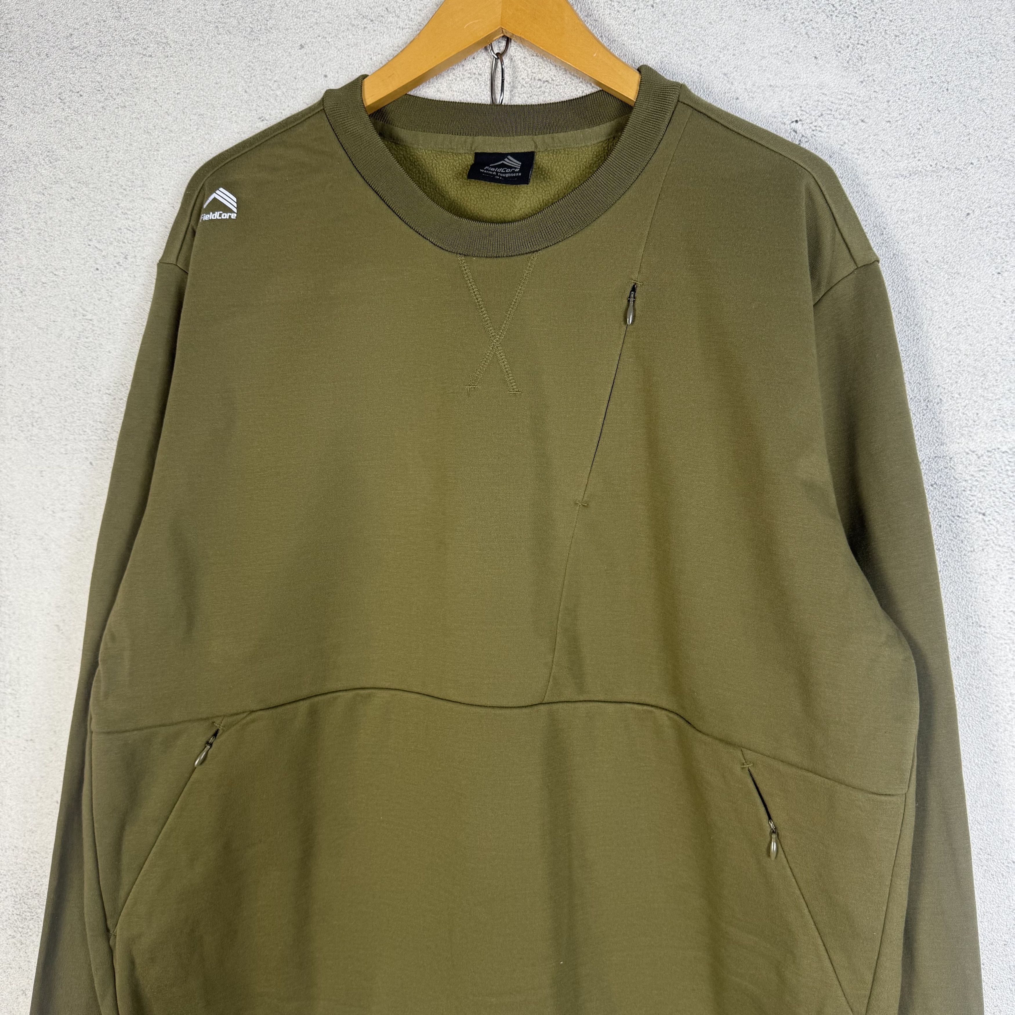 Japanese Brand Fieldcore Utility Sweatshirt Crewneck Size US XL / EU 56 / 4 - 2 Thumbnail