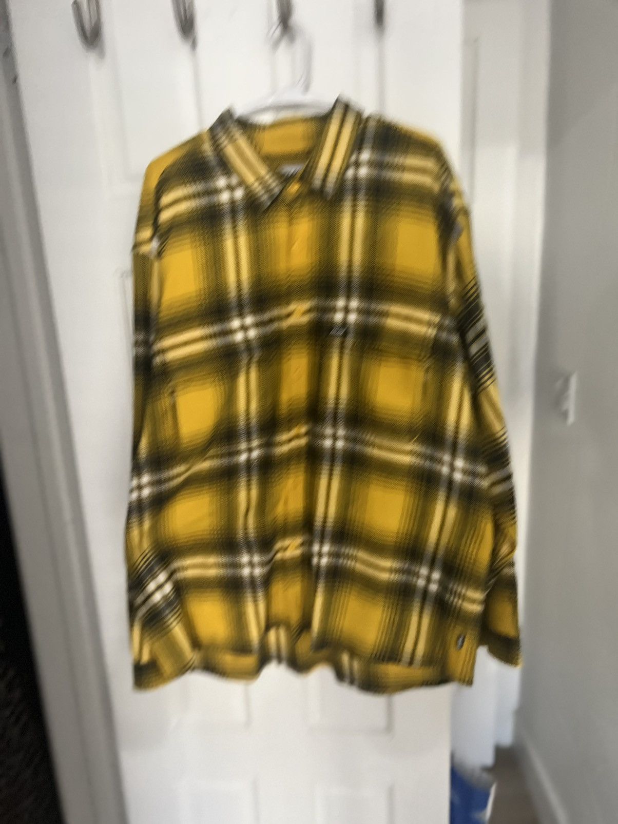 Palace Palace Check Shirt Nectar Yellow Size US XL / EU 56 / 4 - 2 Thumbnail