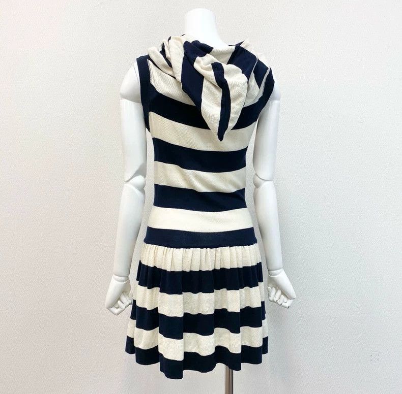 Vivienne Westwood Vivienne Westwood Blue and white striped sleeveless dress Size S / US 4 / IT 40 - 3 Thumbnail