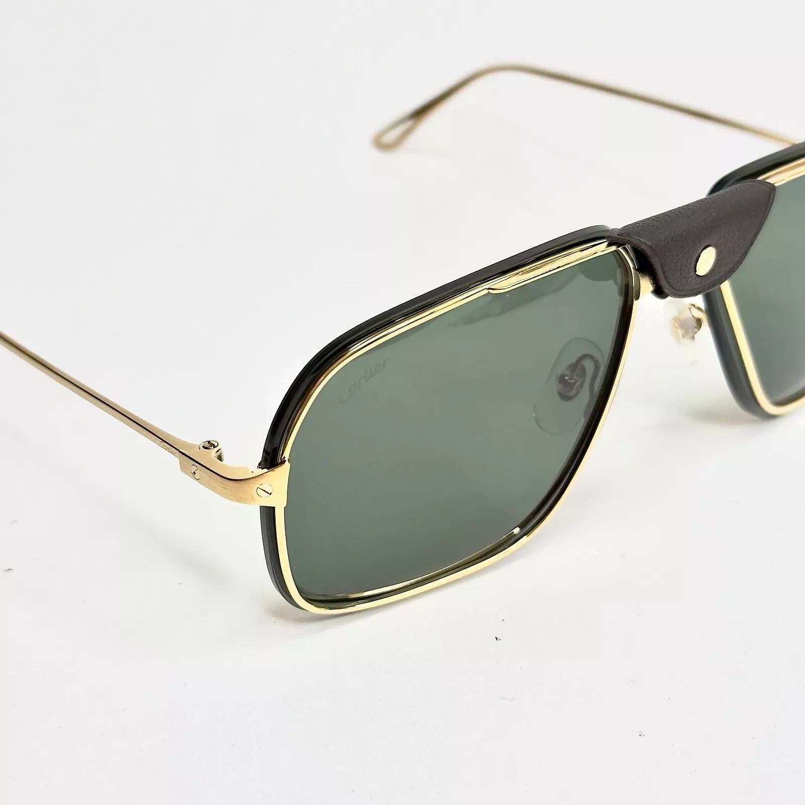 Cartier CARTIER Santos Dumont Screw CT0243S Gold Sunglasses 0243 002 Size ONE SIZE - 4 Thumbnail