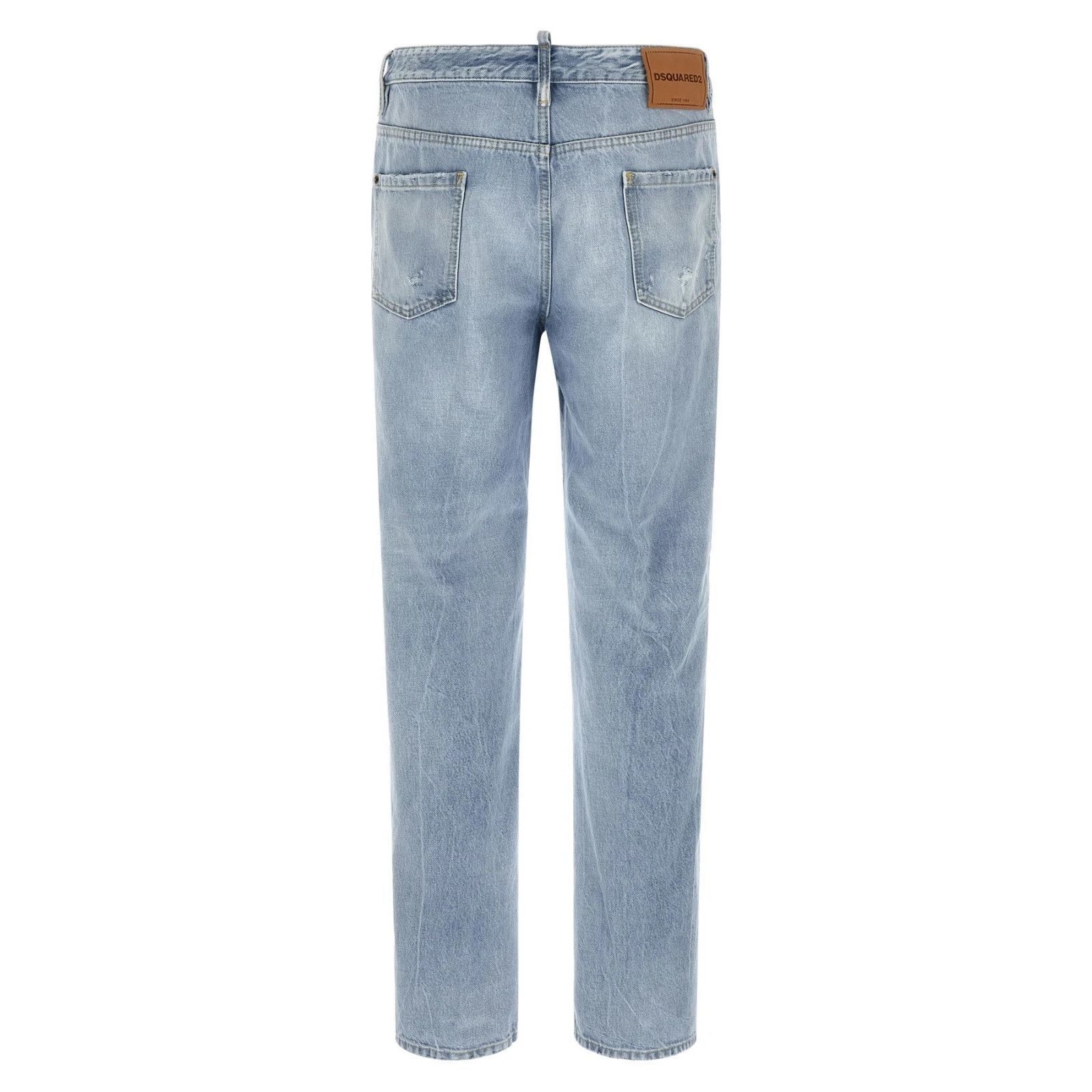 Dsquared2 DSQUARED2 642 Blue Denim Jeans New & Authentic (Men's size:U Size US 36 / EU 52 - 2 Thumbnail