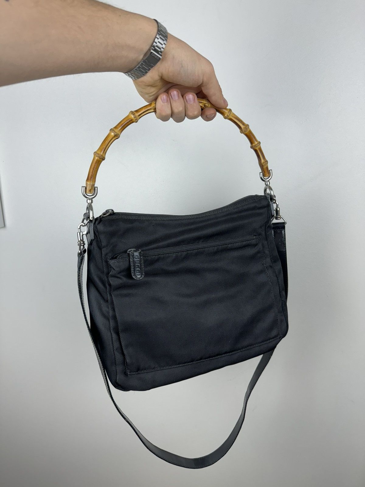 Gucci Shoulder bag Gucci Bamboo canvas original casual luxury item Size ONE SIZE - 3 Thumbnail