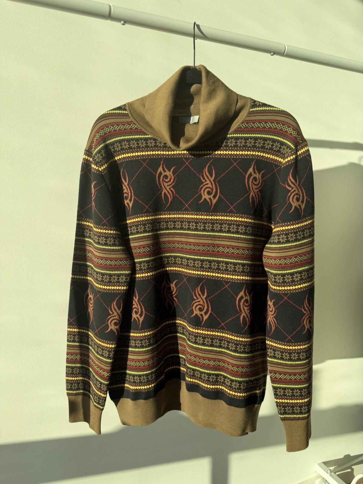 Dior Dior Homme 18fw Tribal turtleneck by Kris Van Assche Size US XL / EU 56 / 4 - 1 Thumbnail