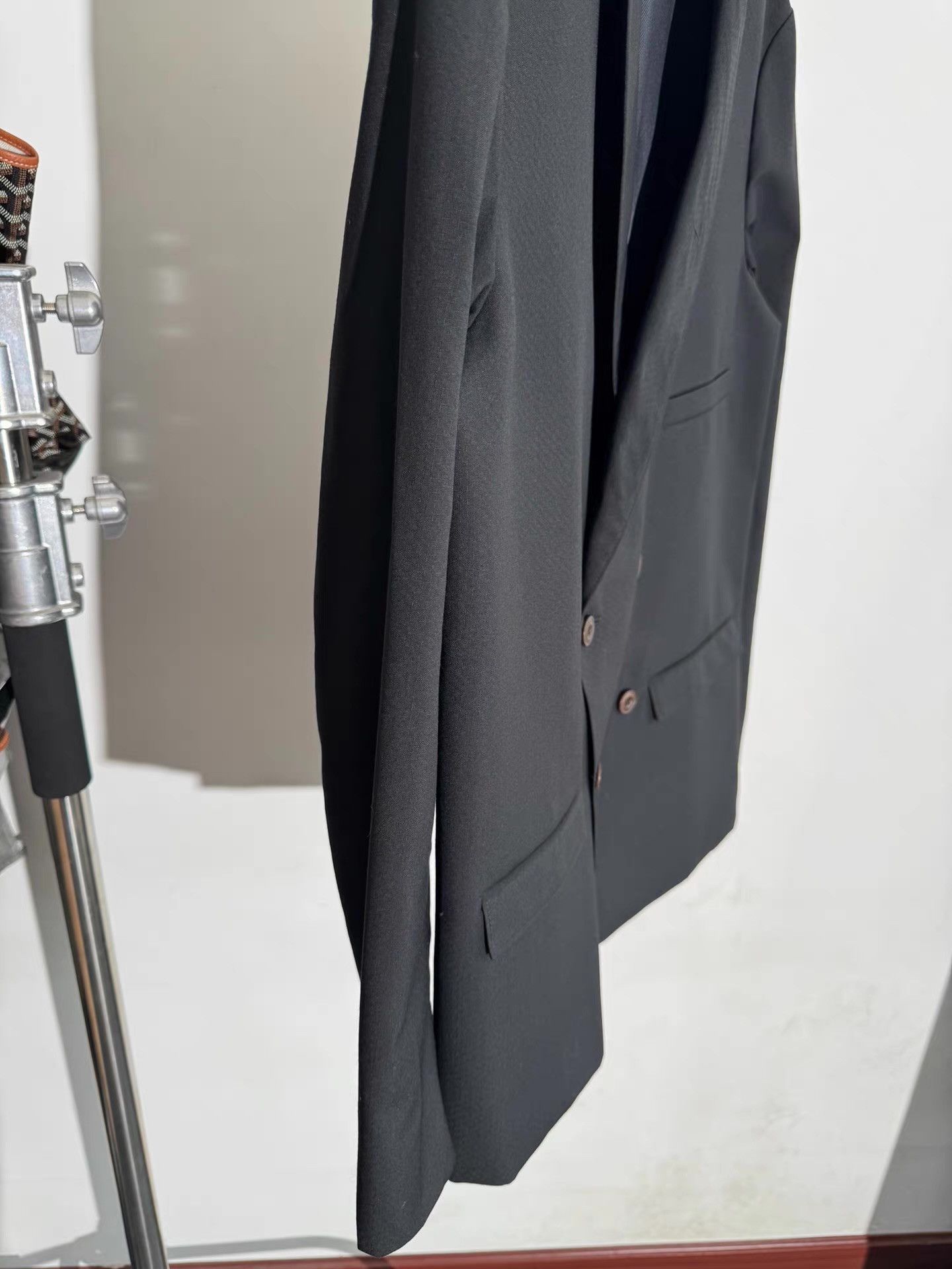 Lemaire Lemaire 18AW Dark Pattern Shawl Collar Blazer Q17 Size 46R - 3 Thumbnail