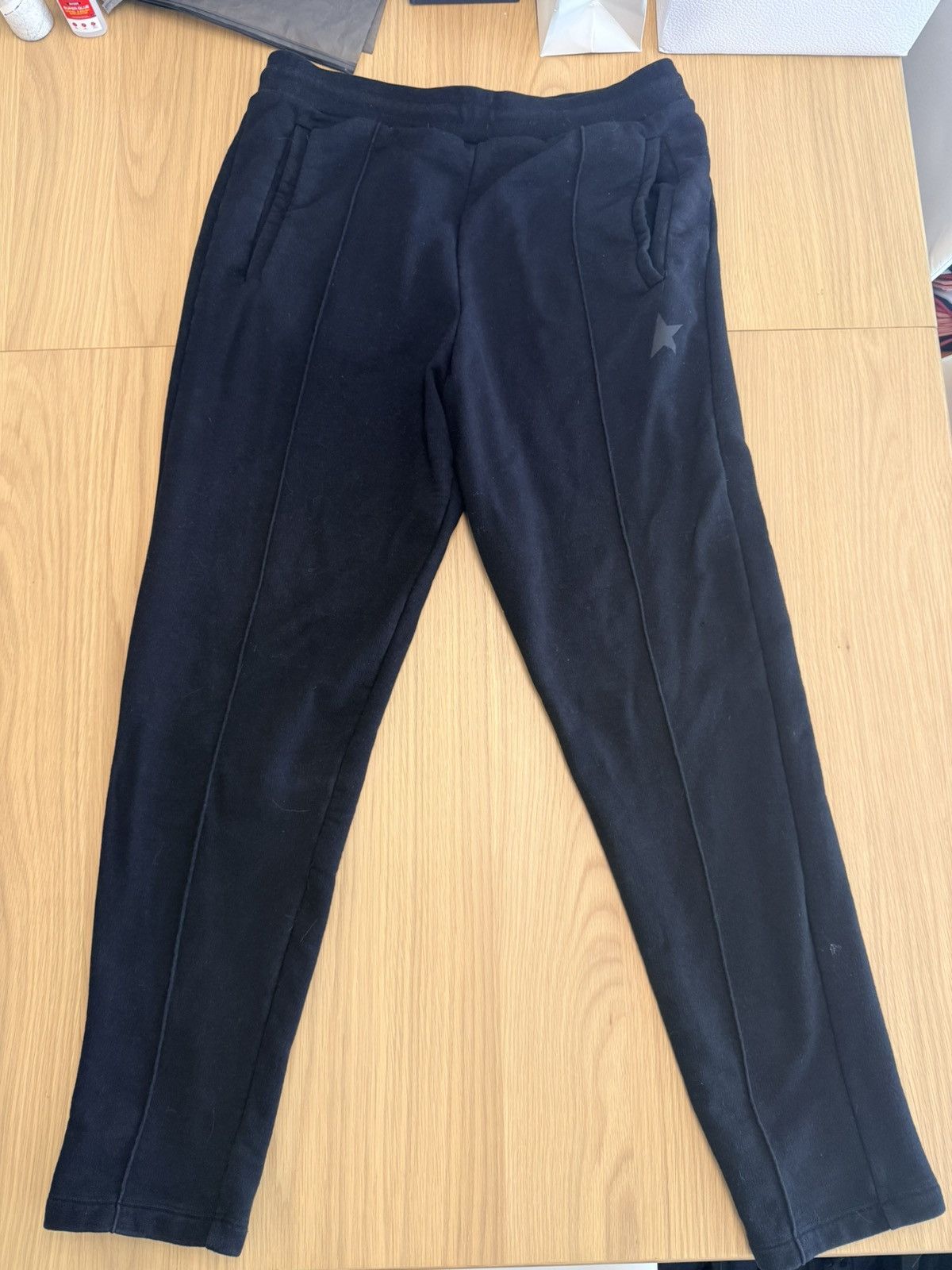Golden Goose Golden Goose Black Tapered Sweats size L Size US 33 - 4 Thumbnail