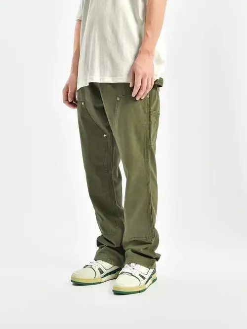Japanese Brand × Vintage multi function fade work carpenter flared cargo pants Size US 34 / EU 50 - 2 Thumbnail