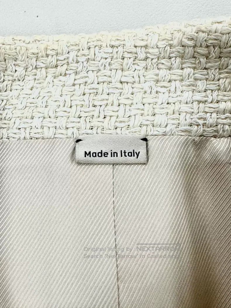 Gucci Gucci White woven gold buckle small fragrance style jacket Size XS / US 0-2 / IT 36-38 - 3 Thumbnail