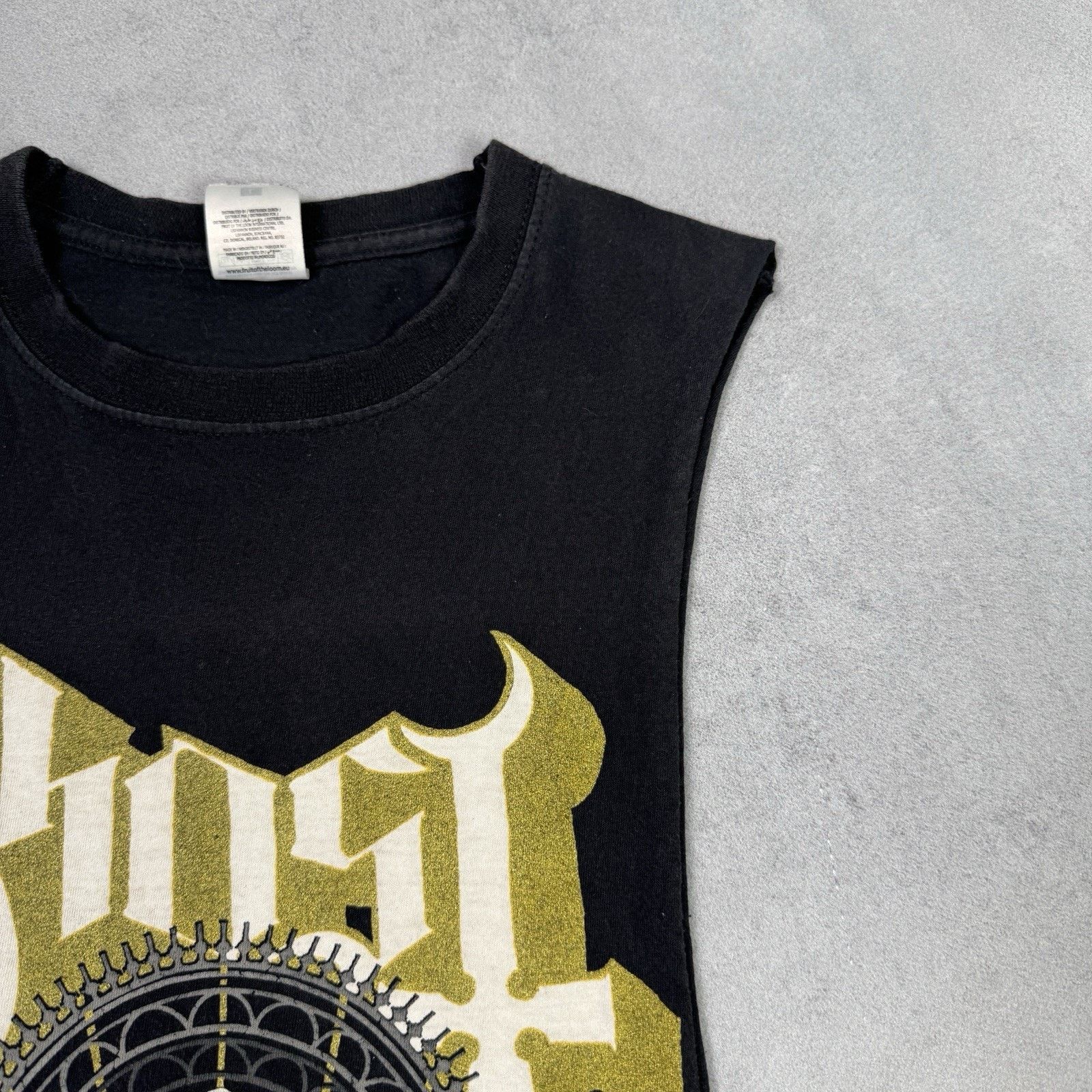 Vintage Ghost Wegber Band Tank Top Sleeveless Tee Black Size L Men Size US L / EU 52-54 / 3 - 3 Thumbnail