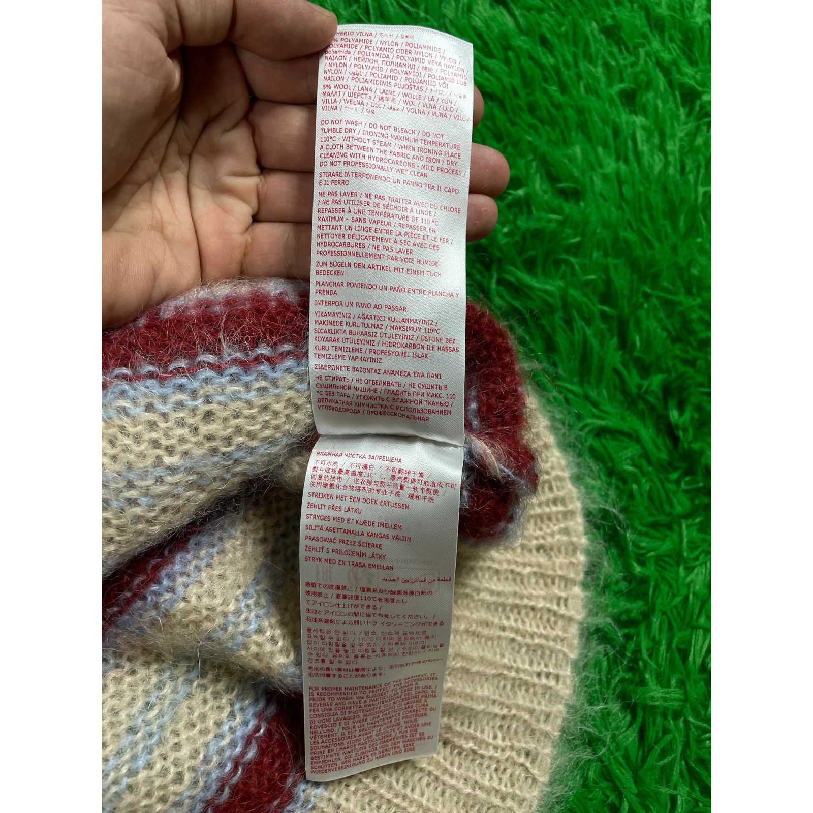 Marni Marni Vest Cream Maroon Baby Blue Size 50 (Medium) New Size US M / EU 48-50 / 2 - 6 Thumbnail
