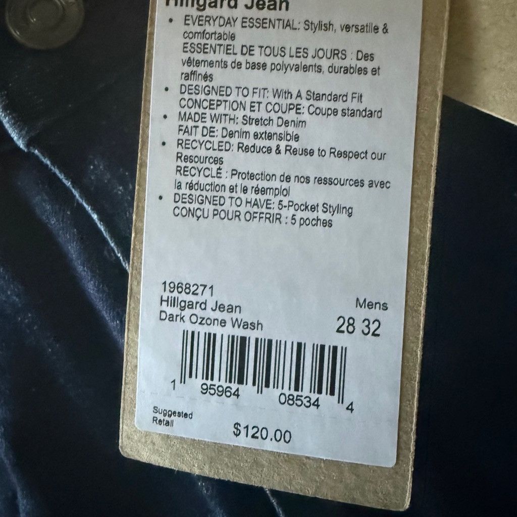 Prana Men's Prana Jeans, 28x32, Dark Wash Blue Size US 28 / EU 44 - 13 Thumbnail