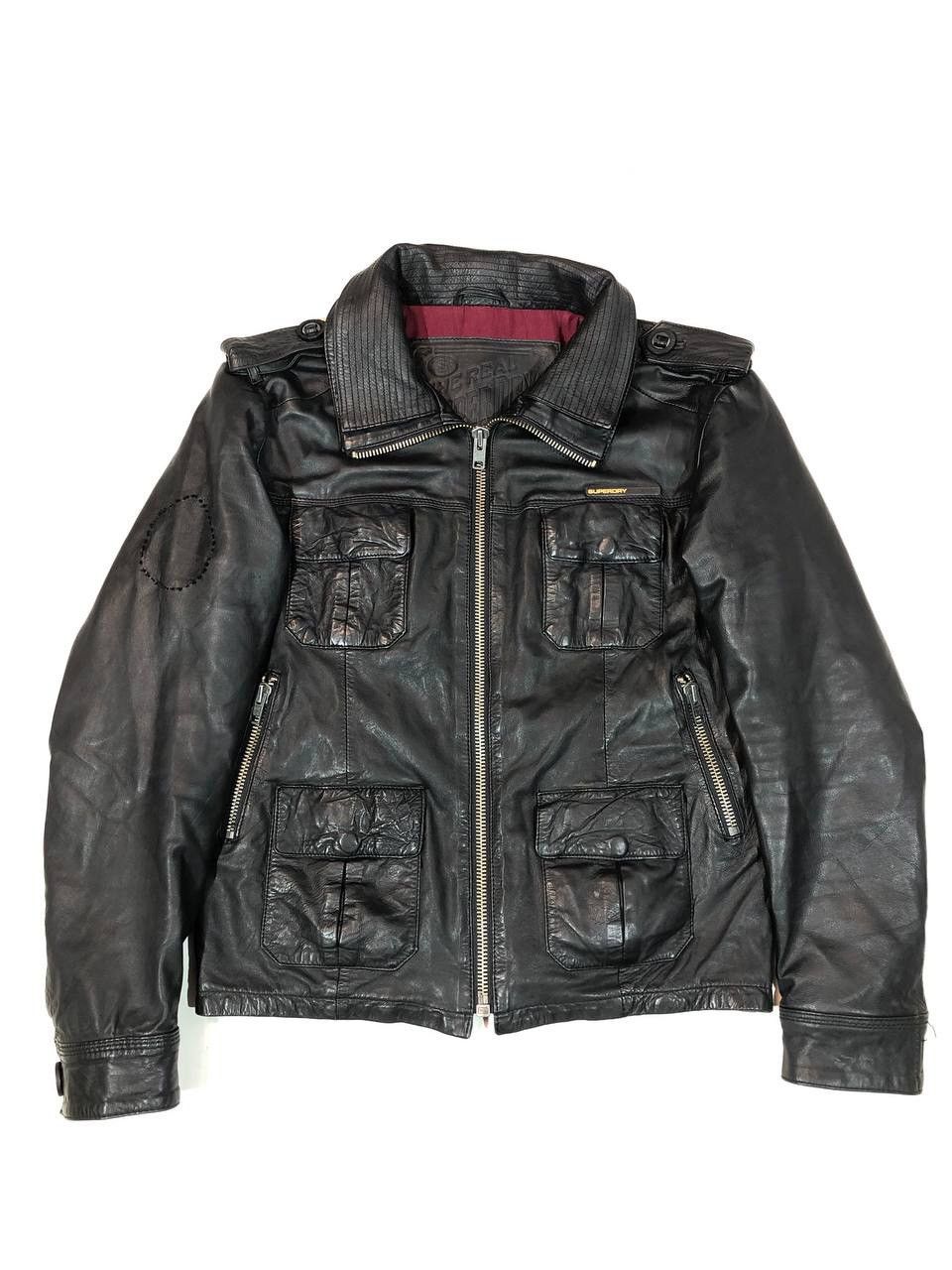 Superdry Superdry Leather Jacket Japan Brand Grailed