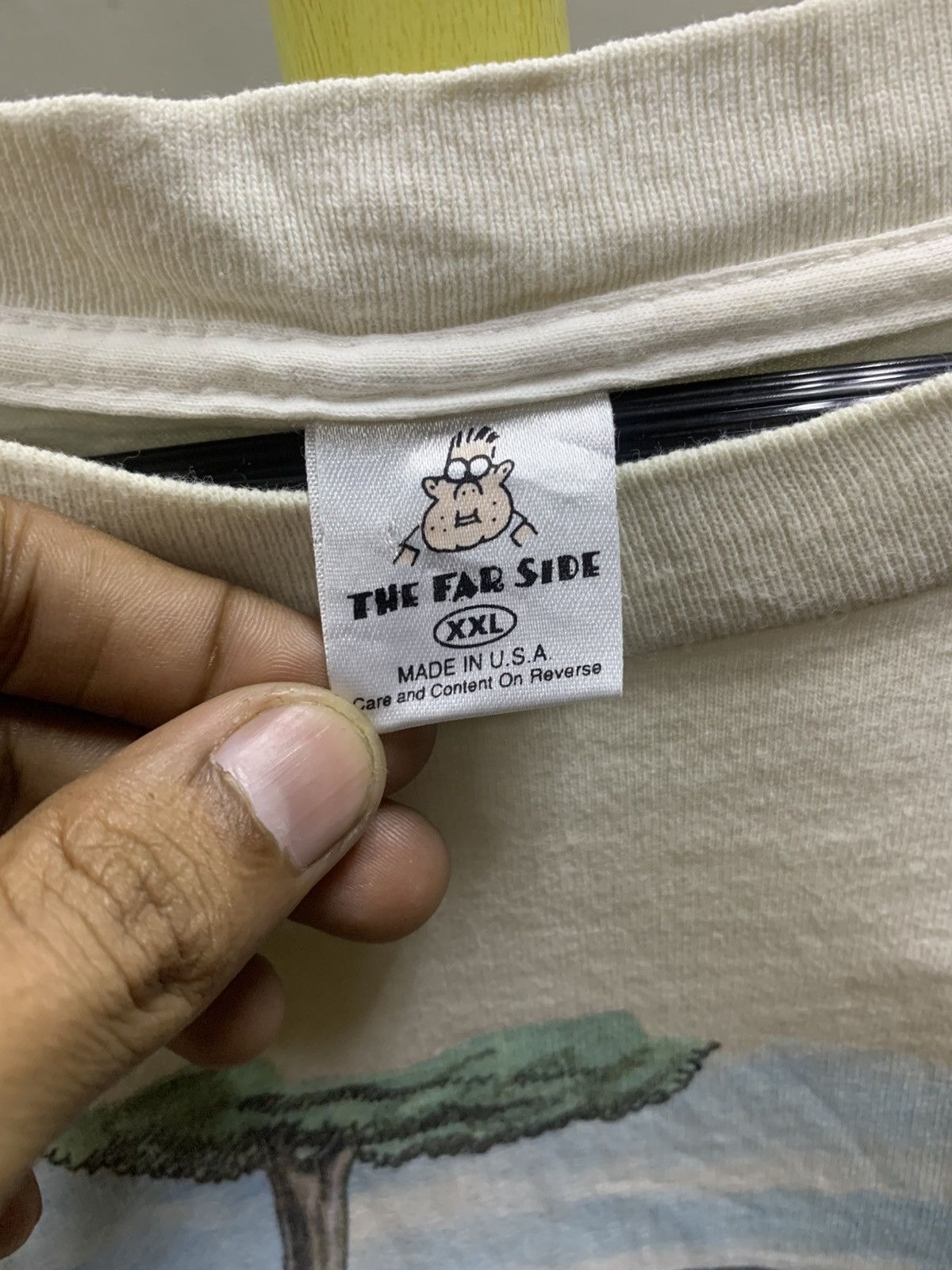 Vintage VINTAGE 1987 THE FAR SIDE MOVIE TEE Size US XXL / EU 58 / 5 - 5 Thumbnail