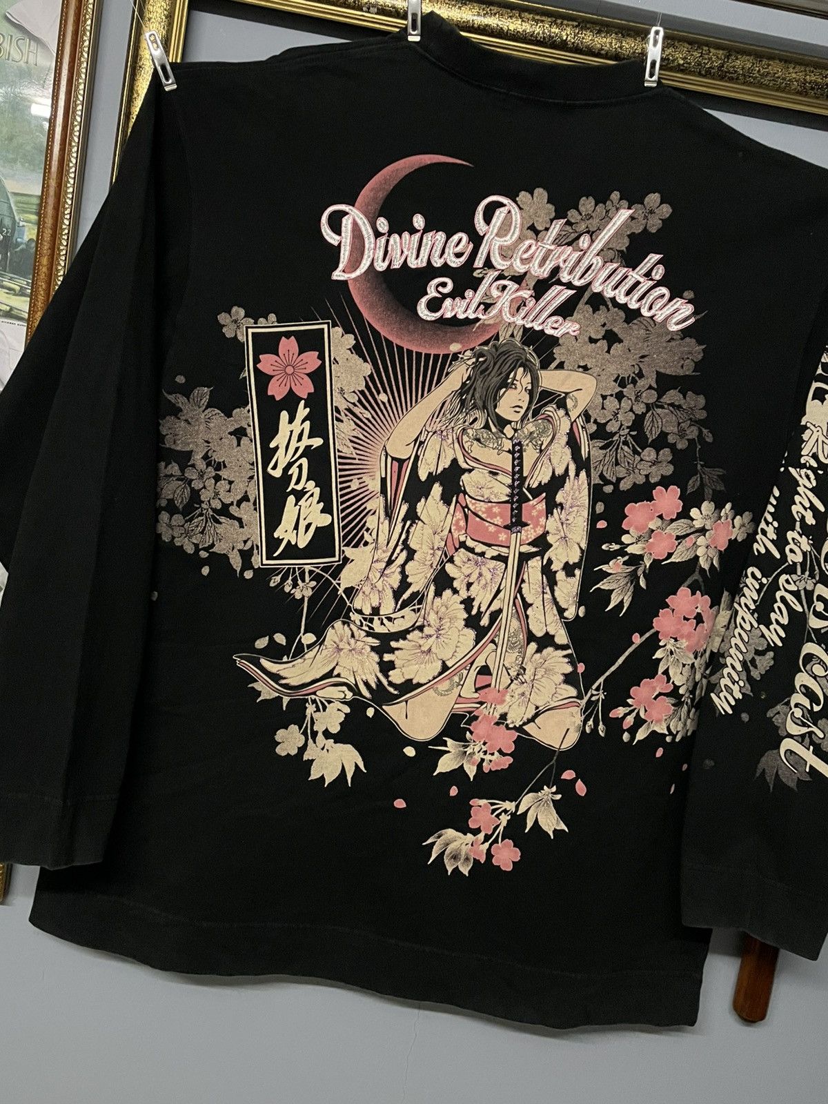 Designer × Japanese Brand × Vintage Vintage Japan Designer Karakuri Tamashi Evil Killer Sukajan Size US XL / EU 56 / 4 - 3 Thumbnail