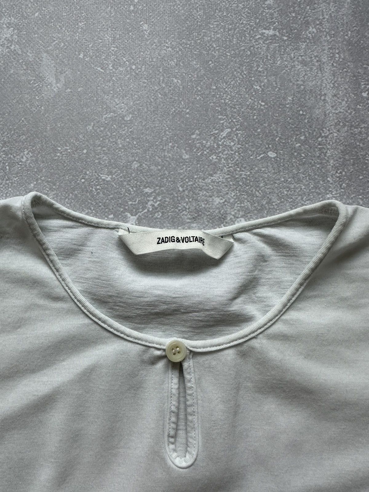 Japanese Brand × Zadig & Voltaire Long sleeve Zadig&Voltaire White size L Size L / US 10 / IT 46 - 4 Thumbnail