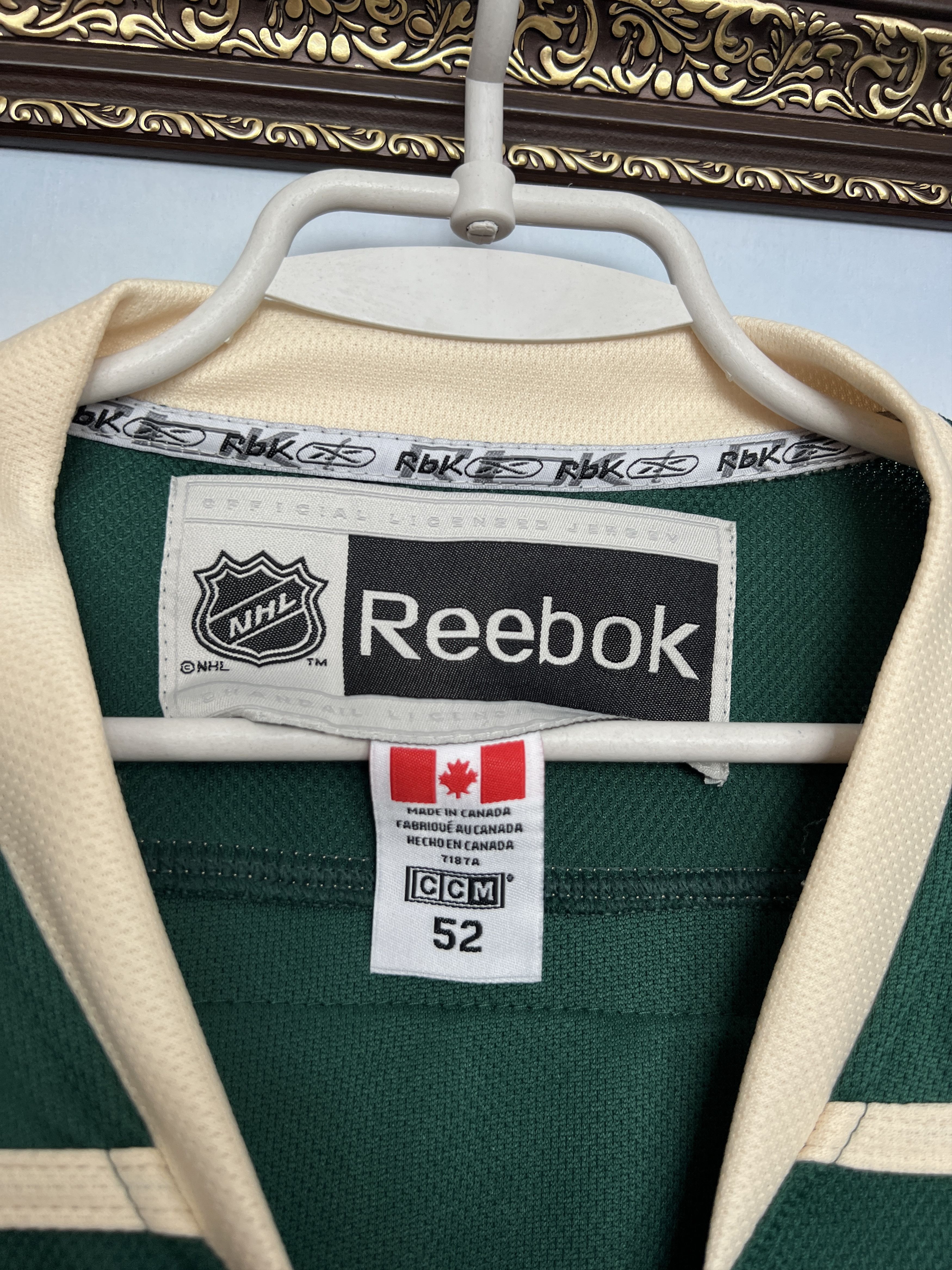 Reebok Minnesota Wild NHL Hockey Jersey #64 Granlund Trikot Rare Size US L / EU 52-54 / 3 - 7 Thumbnail