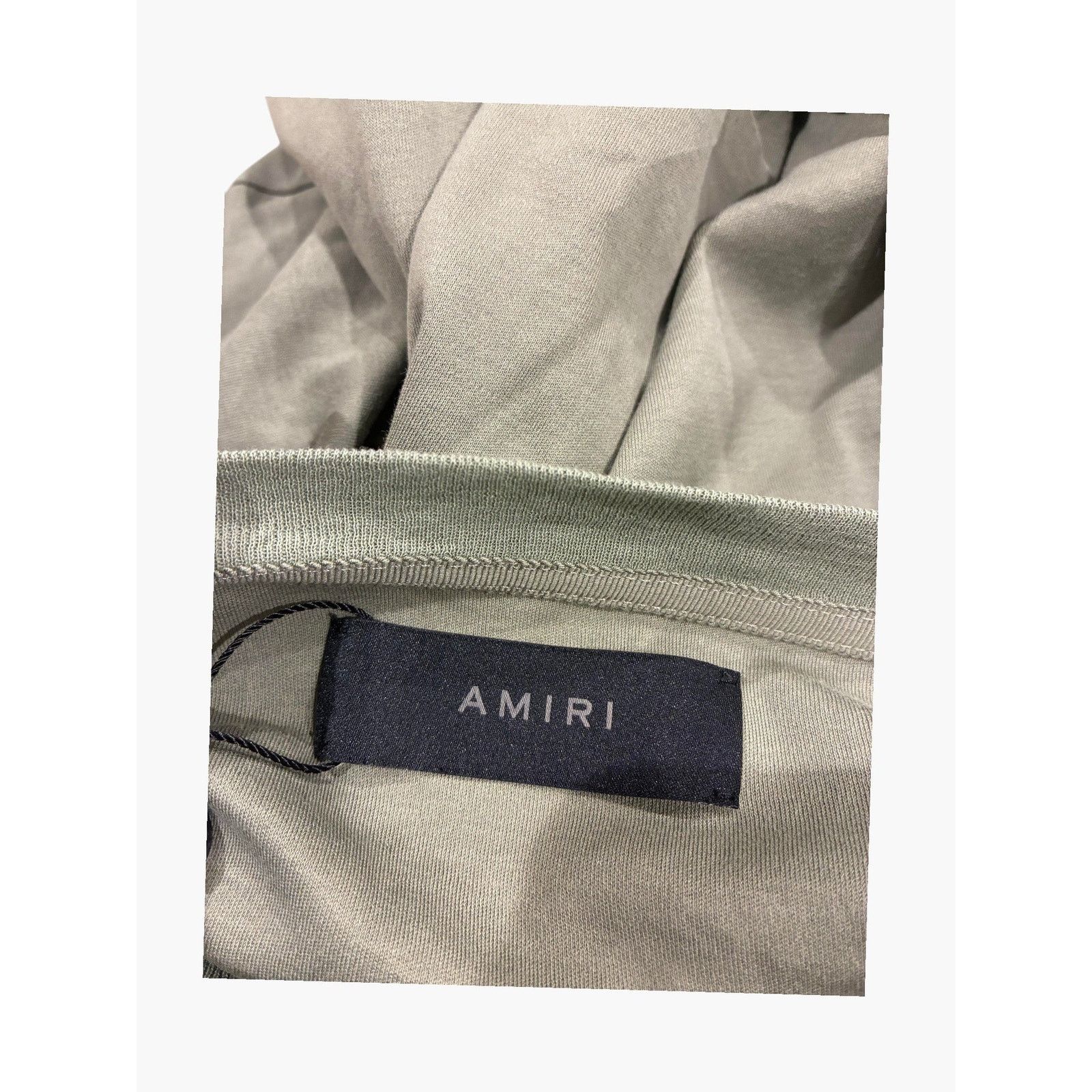 Amiri Amiri Olive & Black Cropped Tee Size US XL / EU 56 / 4 - 2 Thumbnail
