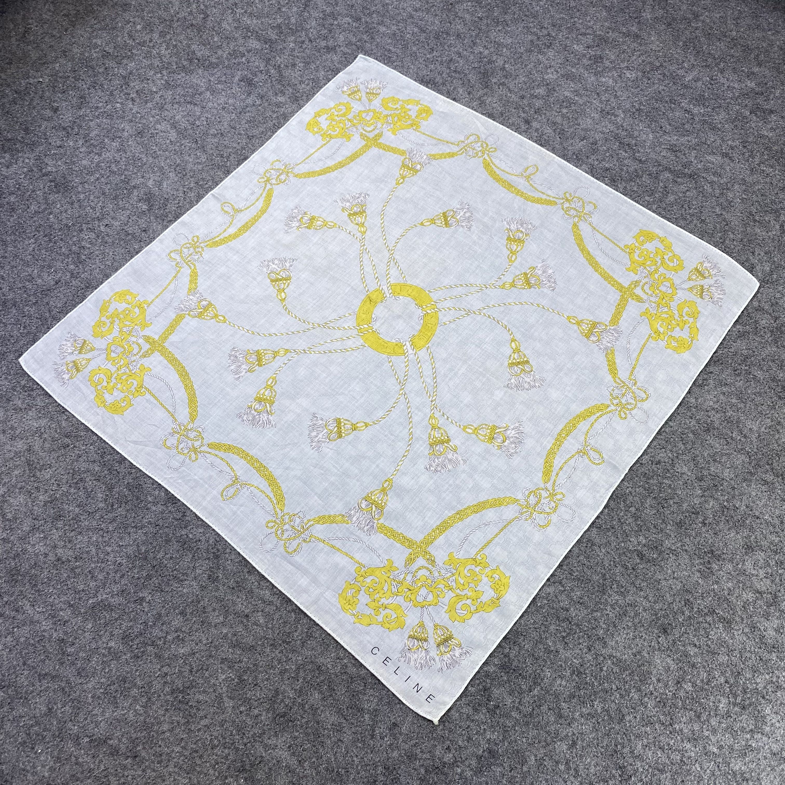 Celine Celine Handkerchief Neckerchief Bandana-B1766 Size ONE SIZE - 4 Thumbnail