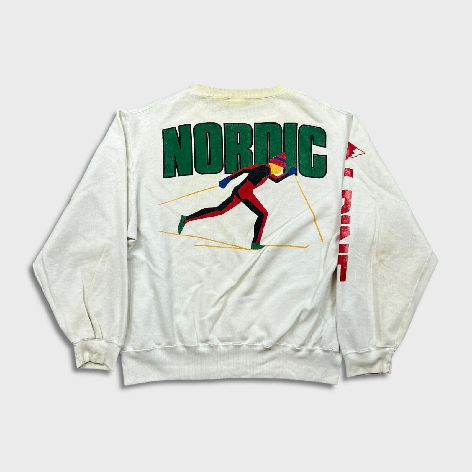 Vintage Skiing Alpine Medium Nordic All Over Print Sweatshirt 90s Size US M / EU 48-50 / 2 - 8 Thumbnail