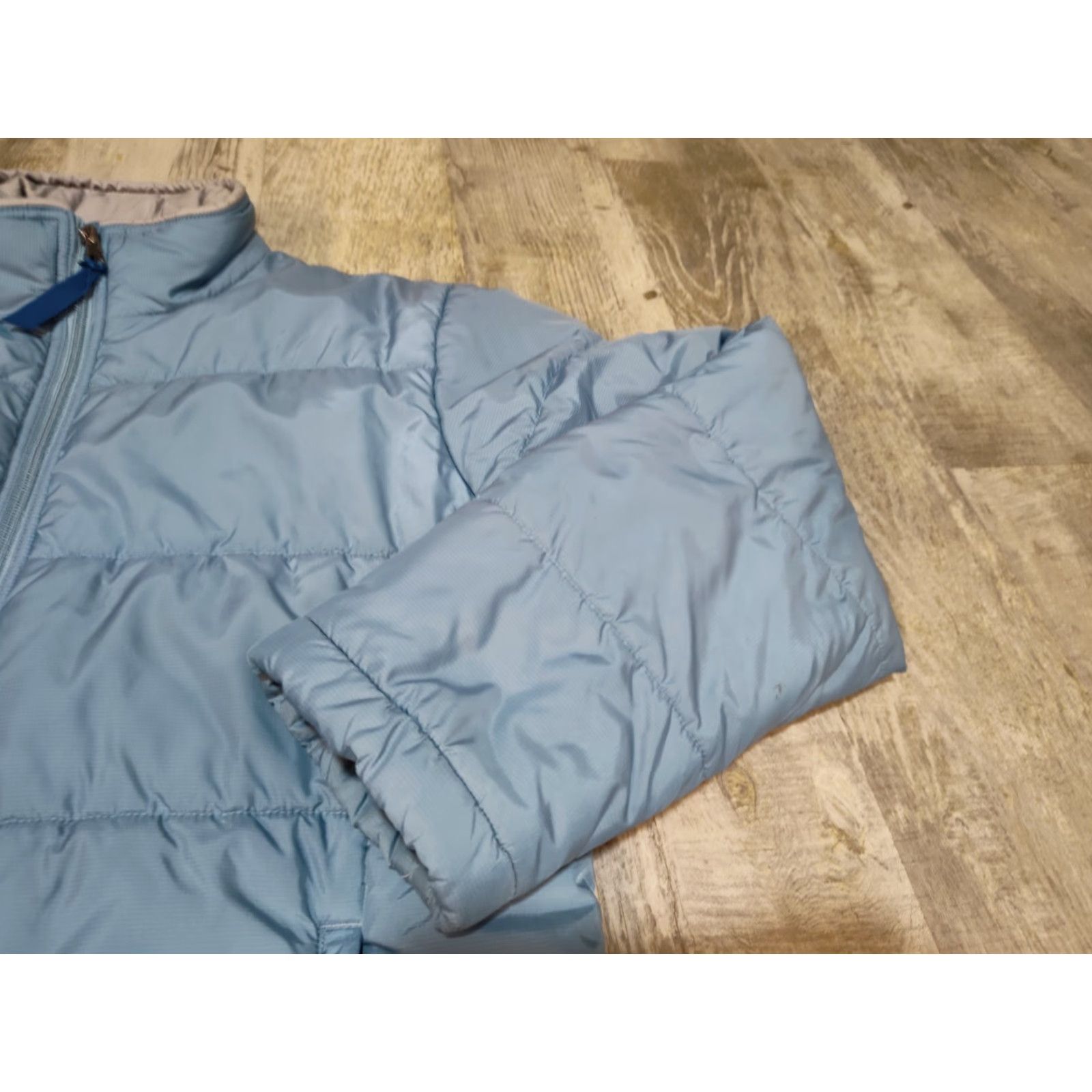 Patagonia Patagonia Vintage Down Full Zip Jacket Women’s Medium Blue Gray Read Size M / US 6-8 / IT 42-44 - 4 Thumbnail