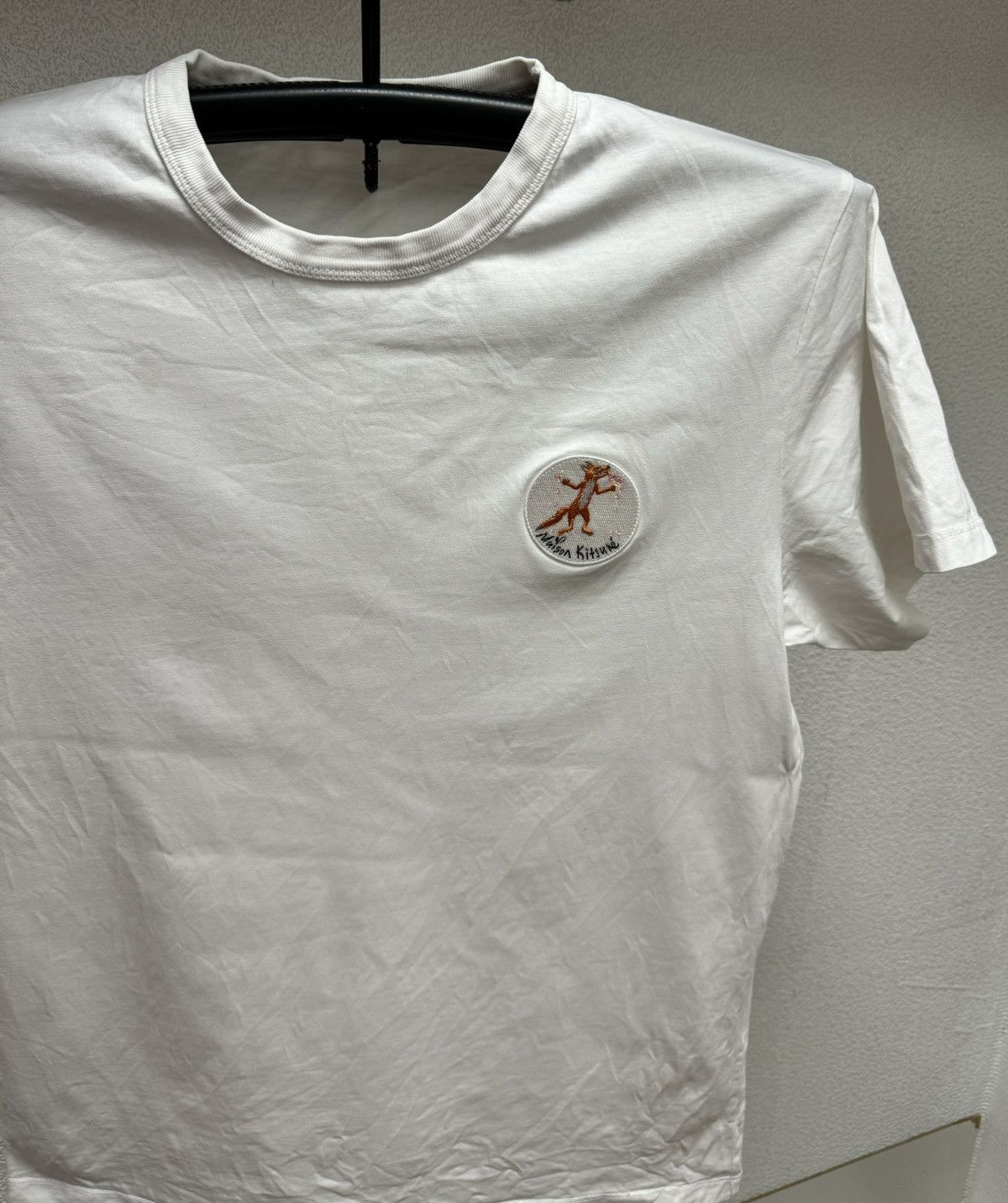 Maison Kitsune Maison kitsune white fox t-shirt M sz Size US M / EU 48-50 / 2 - 3 Thumbnail