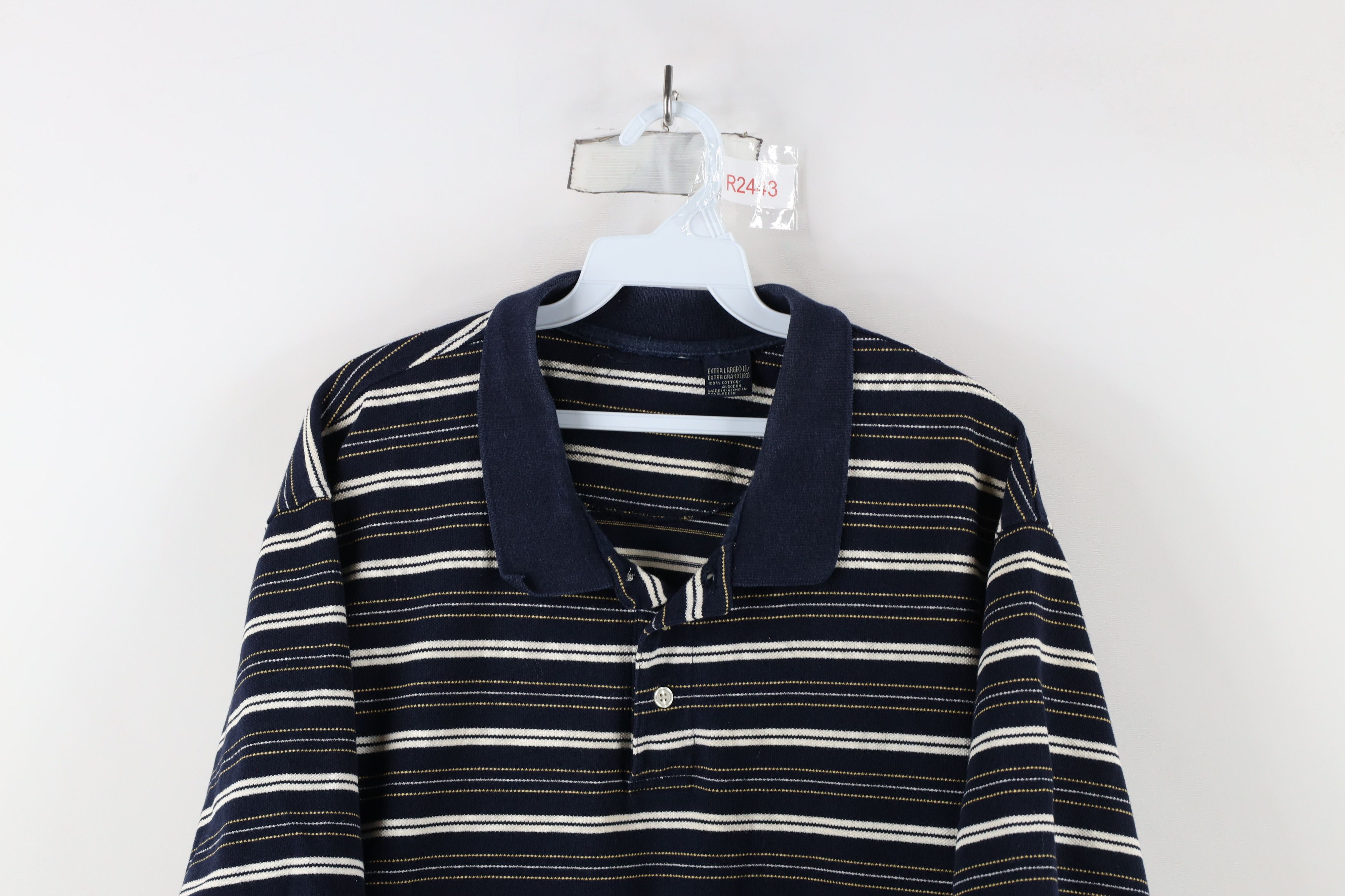 Vintage Vintage 90s Streetwear Knit Collared Polo Shirt Cotton Size US XL / EU 56 / 4 - 2 Thumbnail