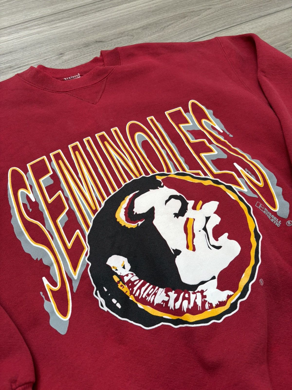 Russell Athletic × Vintage Vintage Russell Athletic Florida Seminoles Logo Crewneck Size US L / EU 52-54 / 3 - 1 Thumbnail