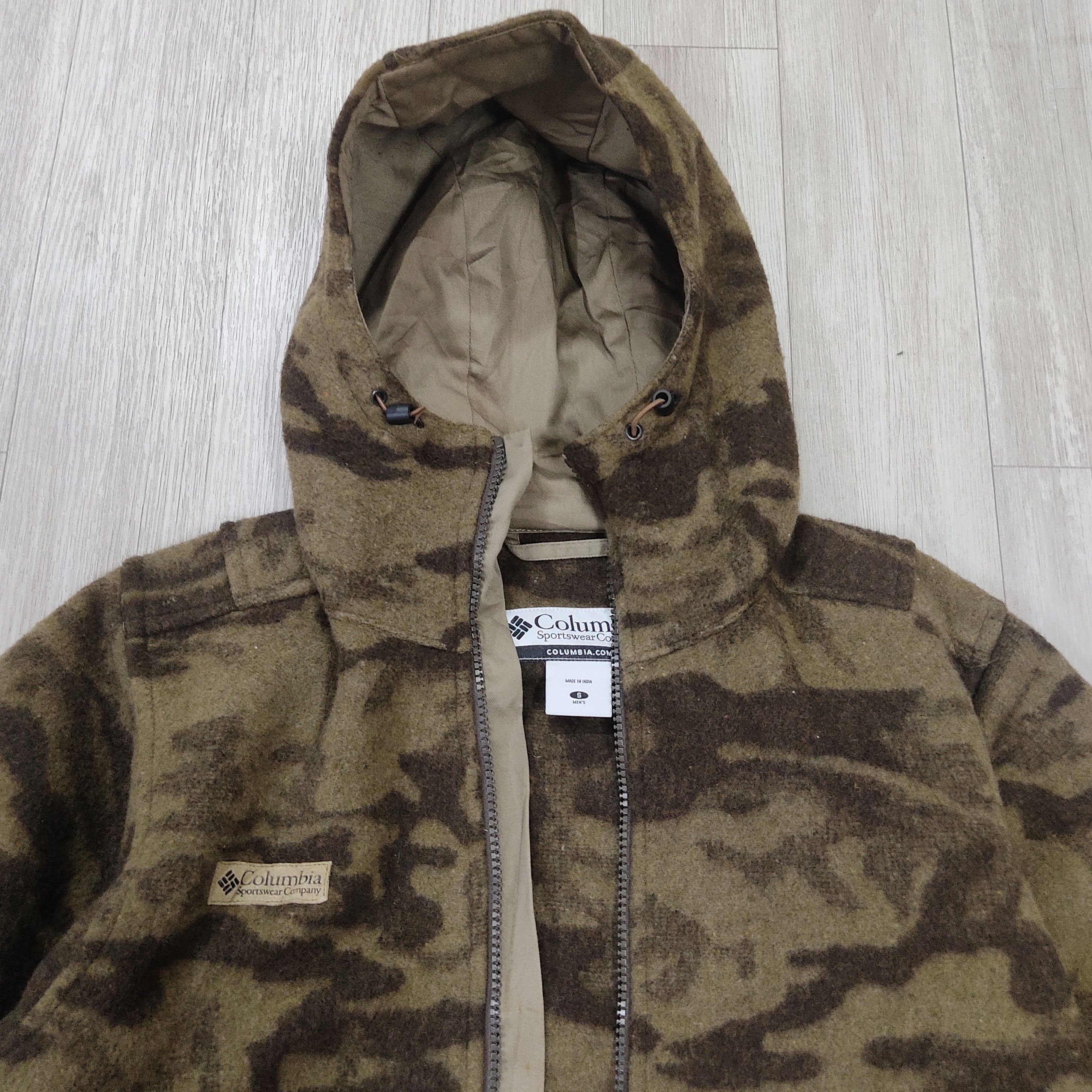 Columbia Vintage Columbia Gallatin Wool Camo Hunting Jacket Size US M / EU 48-50 / 2 - 6 Thumbnail
