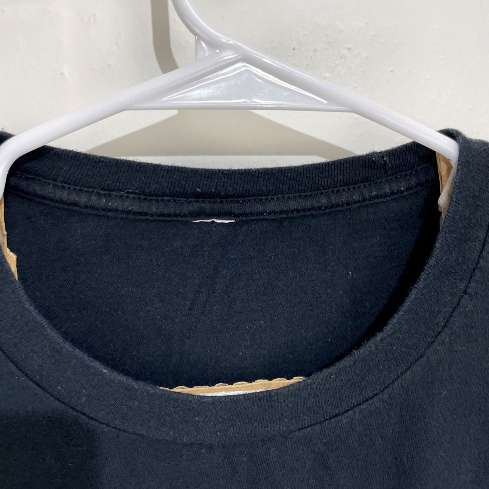 Vintage Nike? Nope, Unbranded Skull T-Shirt - XL Black Crew Neck Short Sleeve Graphic Print, Regular Fit, Cotton Knit, Unisex Adults, Skull Biker Band Theme Size US XL / EU 56 / 4 - 2 Thumbnail