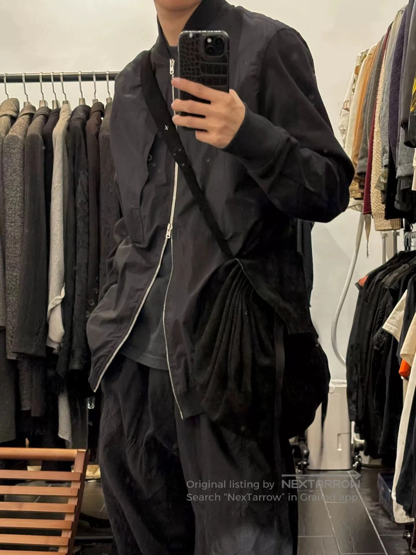 Lost&Found Double Zipper Pilot Jacket.