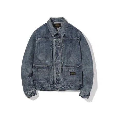 Neighborhood Blue Denim Jacket with Button Front and Pockets - Size S. Size US S / EU 44-46 / 1 - 3 Thumbnail