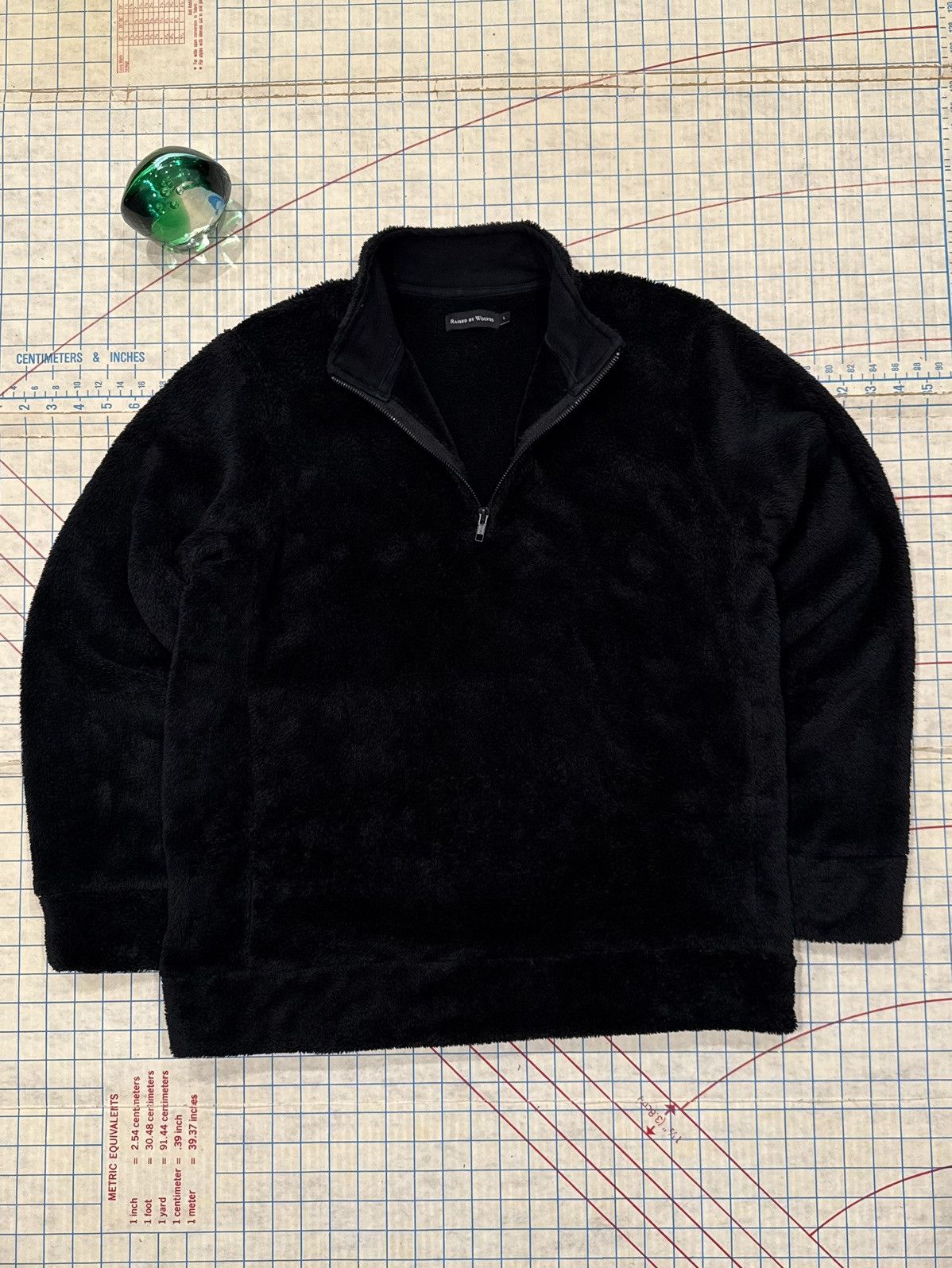 Raised By Wolves Raised By Wolves 1/4 Zip Fleece Black Size Large Made in Can Size US L / EU 52-54 / 3 - 1 Thumbnail